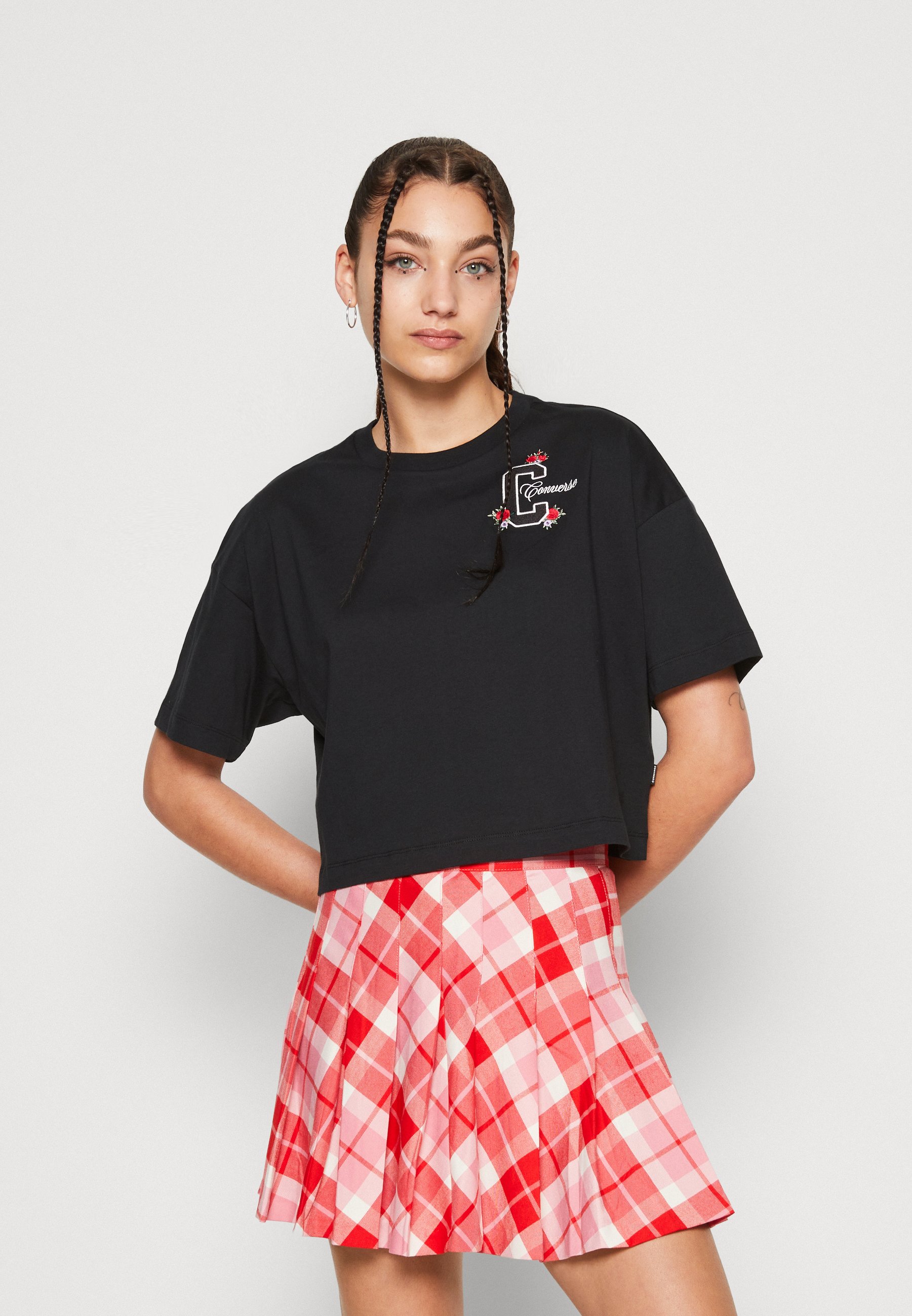 Converse GRAN Z BOXY TEE - Print T-shirt - black