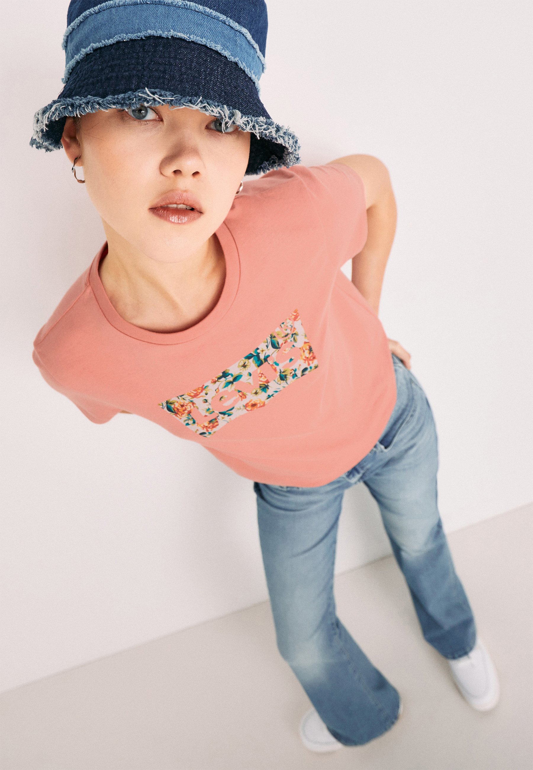 Levi's® THE PERFECT TEE - Print T-shirt - kinsley terra cotta/orange