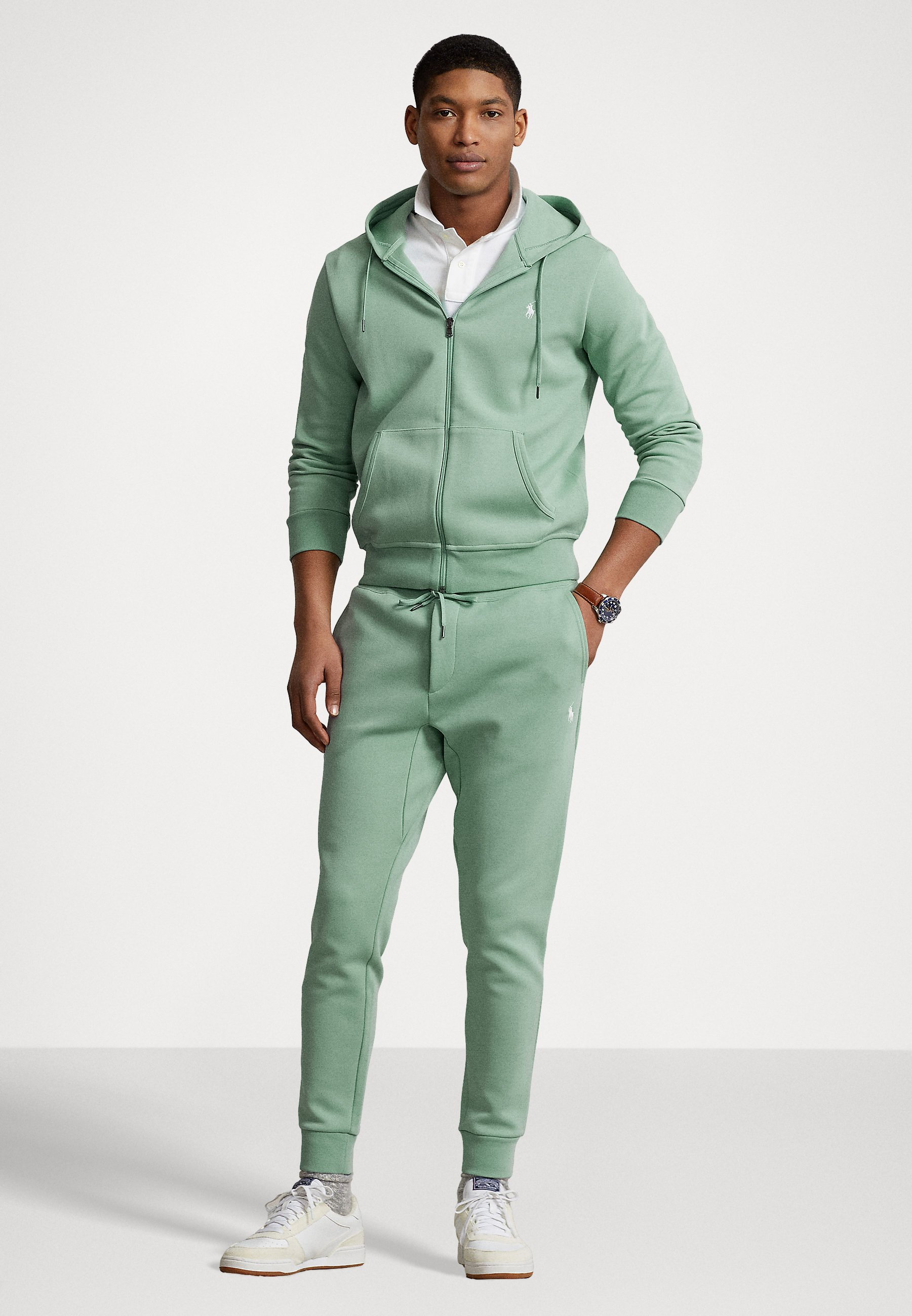 Polo Ralph Lauren ATHLETIC - Tracksuit bottoms - essex green/green