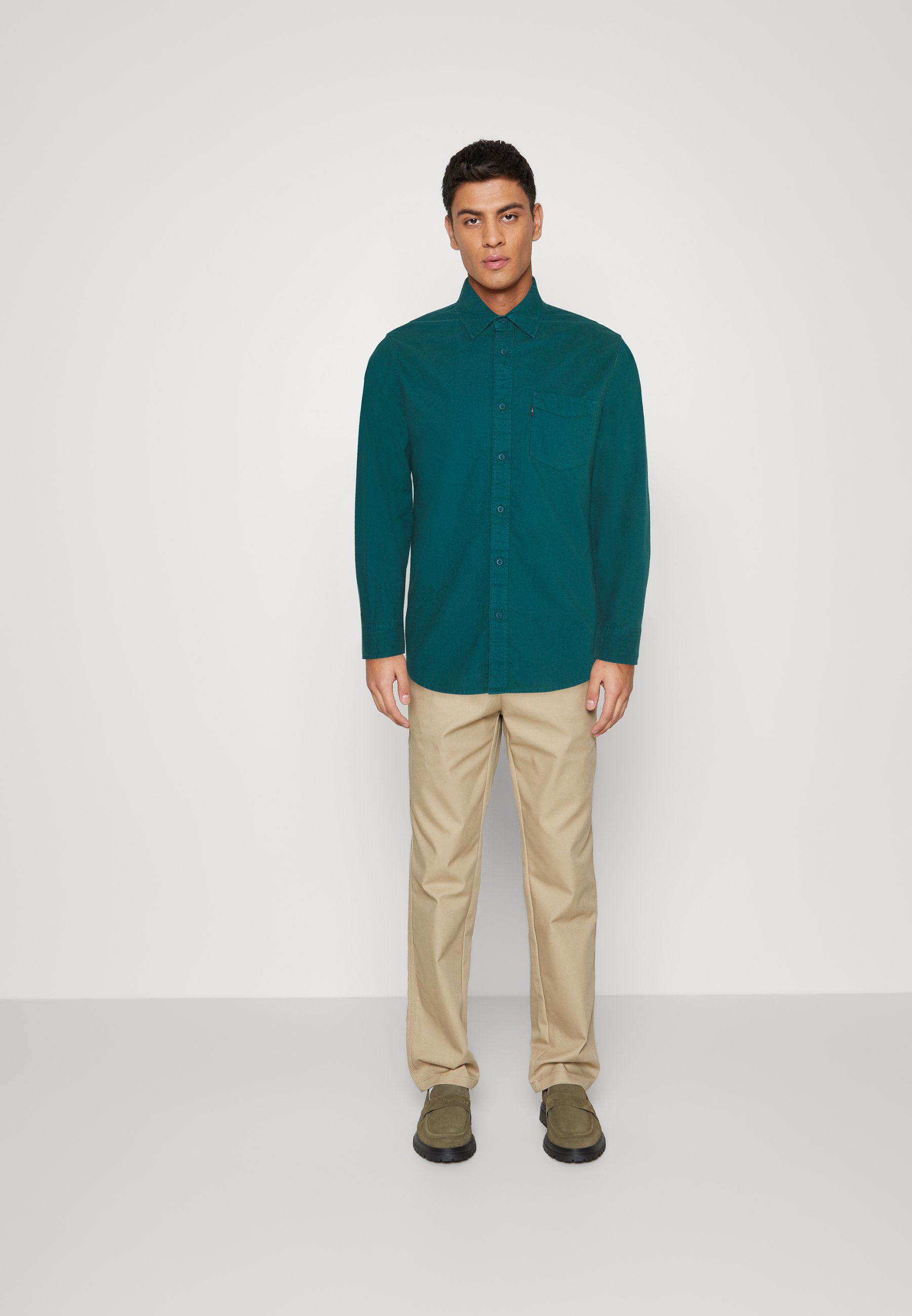 Levi's® SUNSET POCKET STANDARD - Shirt - atlantic deep/green