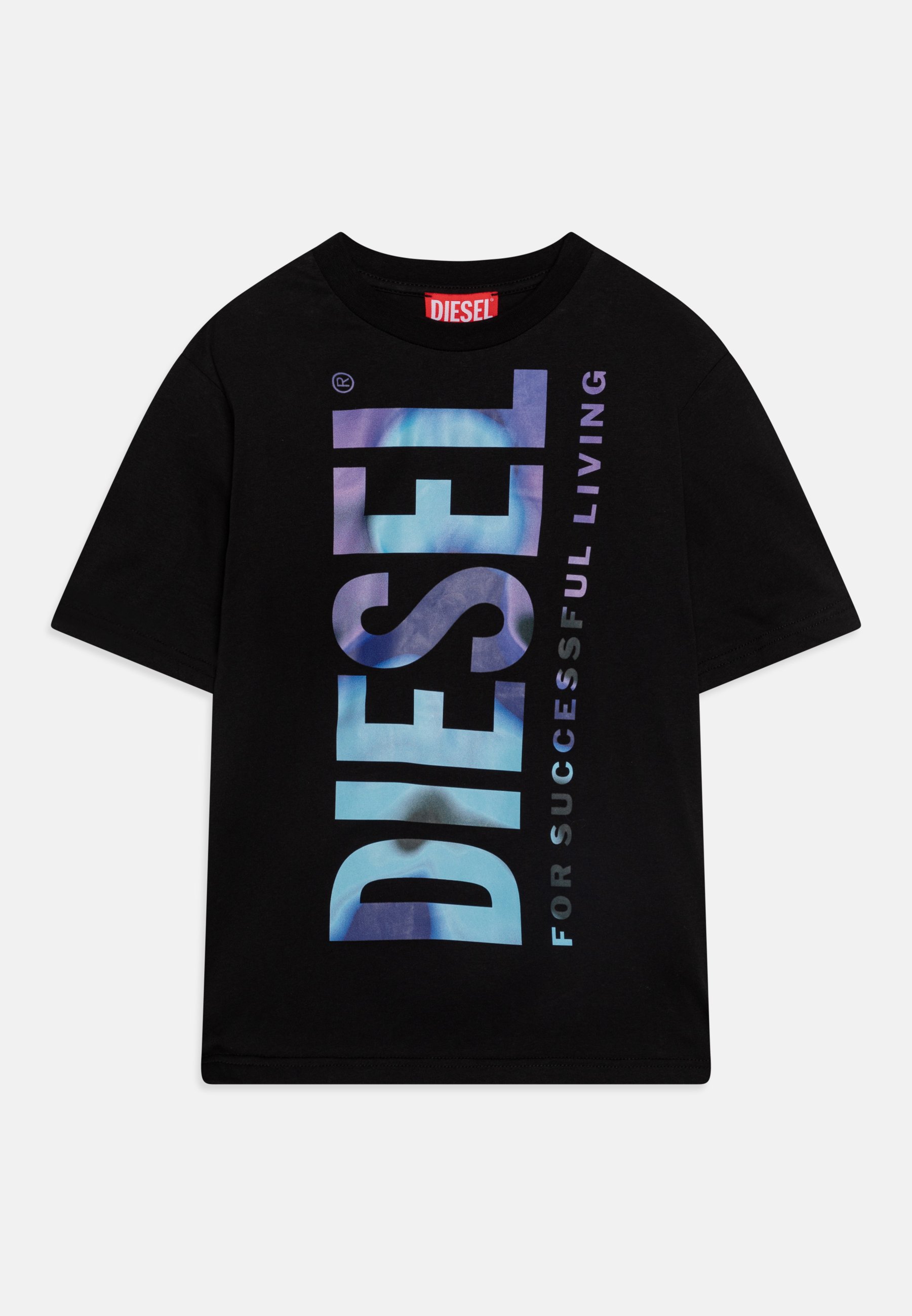 Diesel TRIG OVER UNISEX - Print T-shirt - nero/black