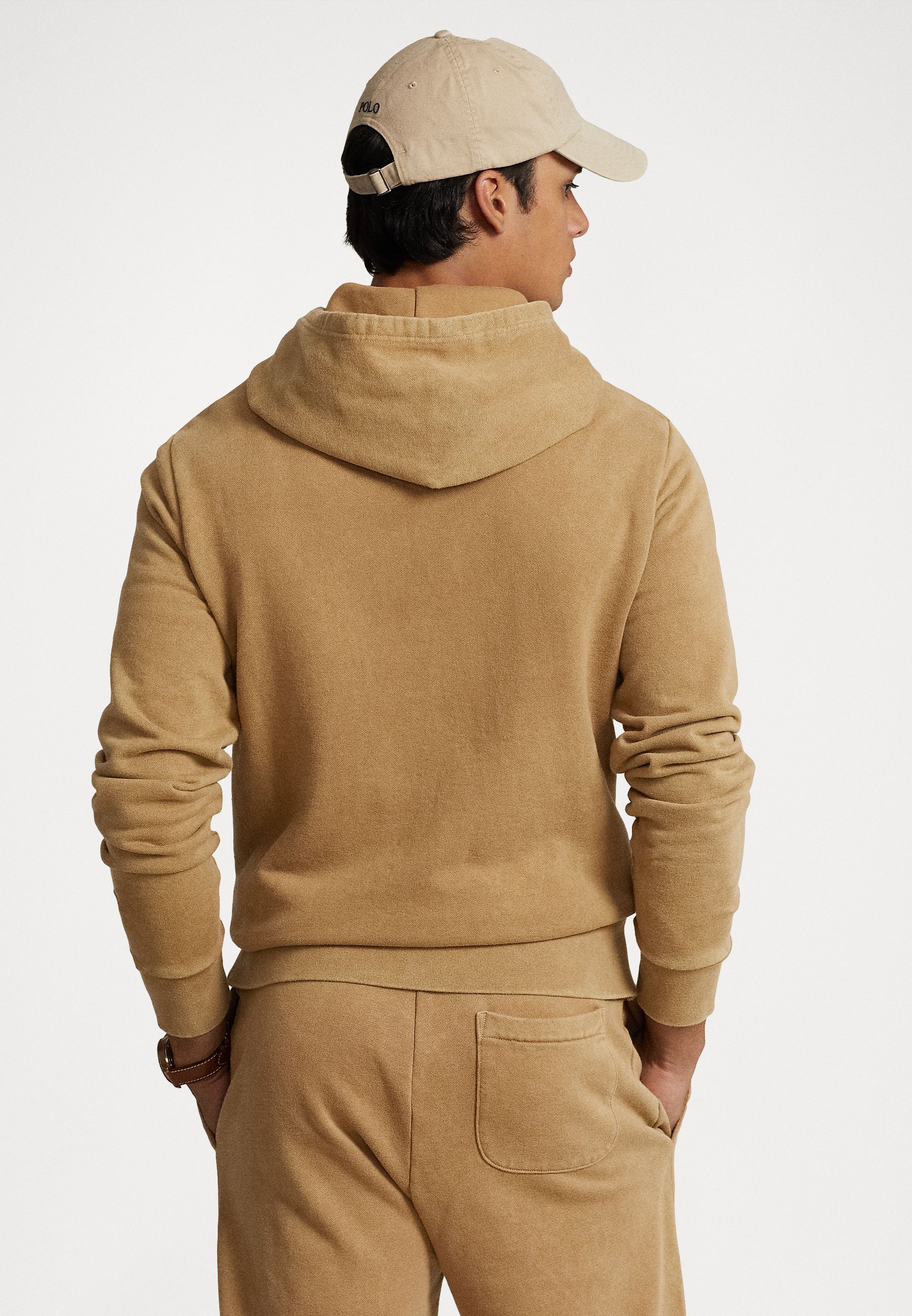 Polo Ralph Lauren LONG SLEEVE - Hoodie - rustic tan/tan