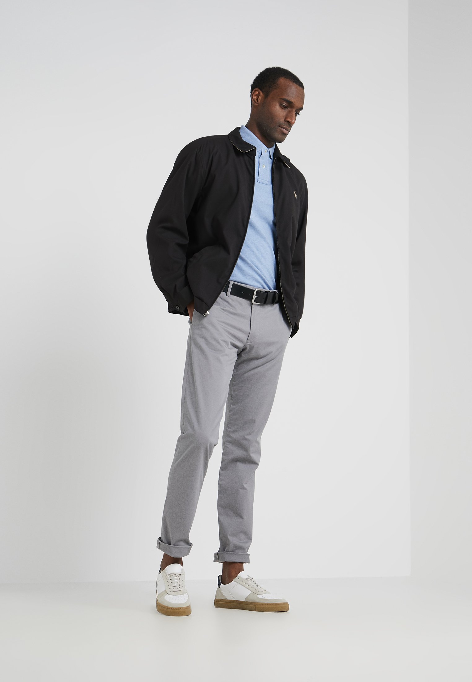 Polo Ralph Lauren SLIM FIT - Polo shirt - jamaica heather/mottled light blue