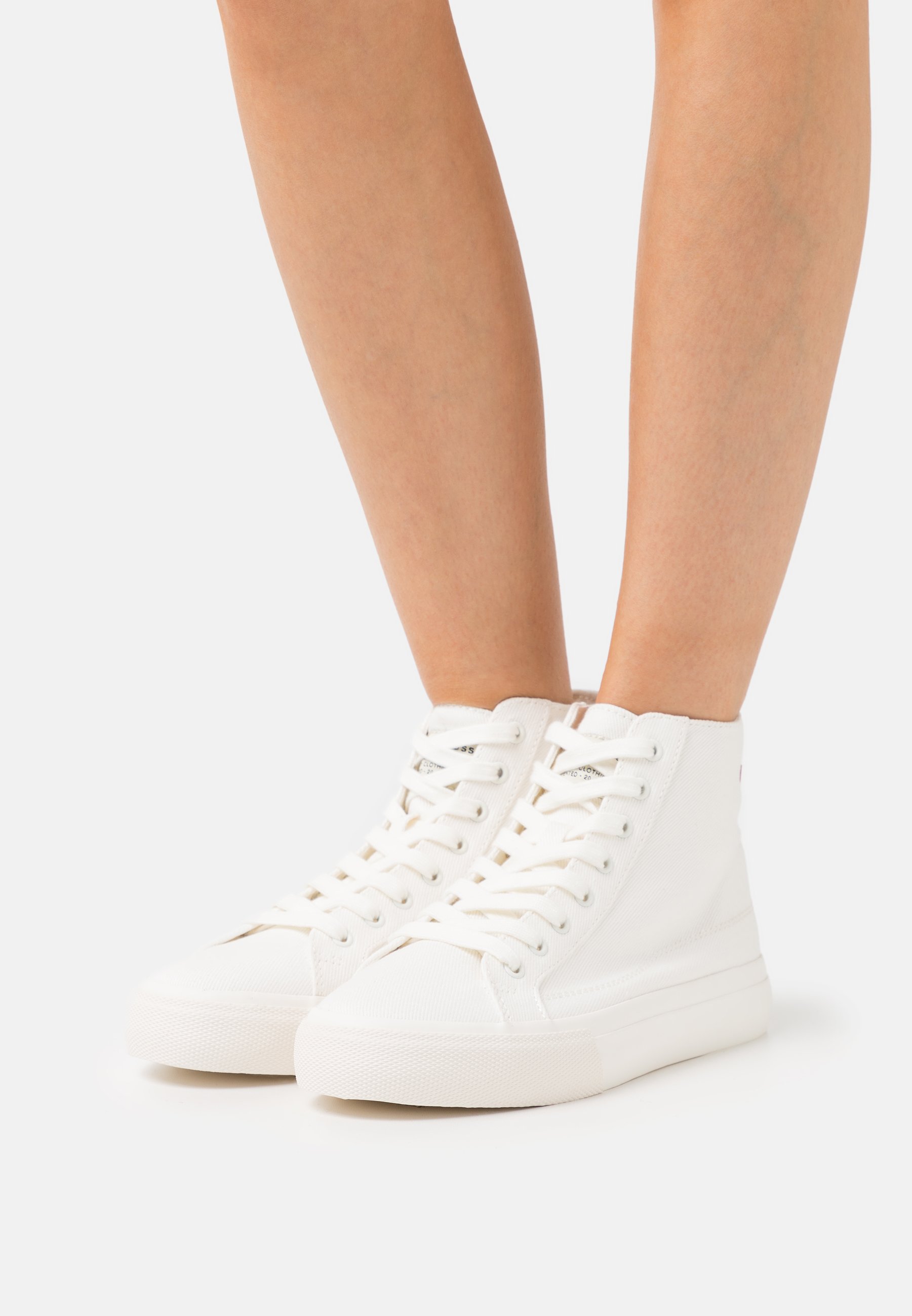 Levi's® DECON MID - High-top trainers - brilliant white/white