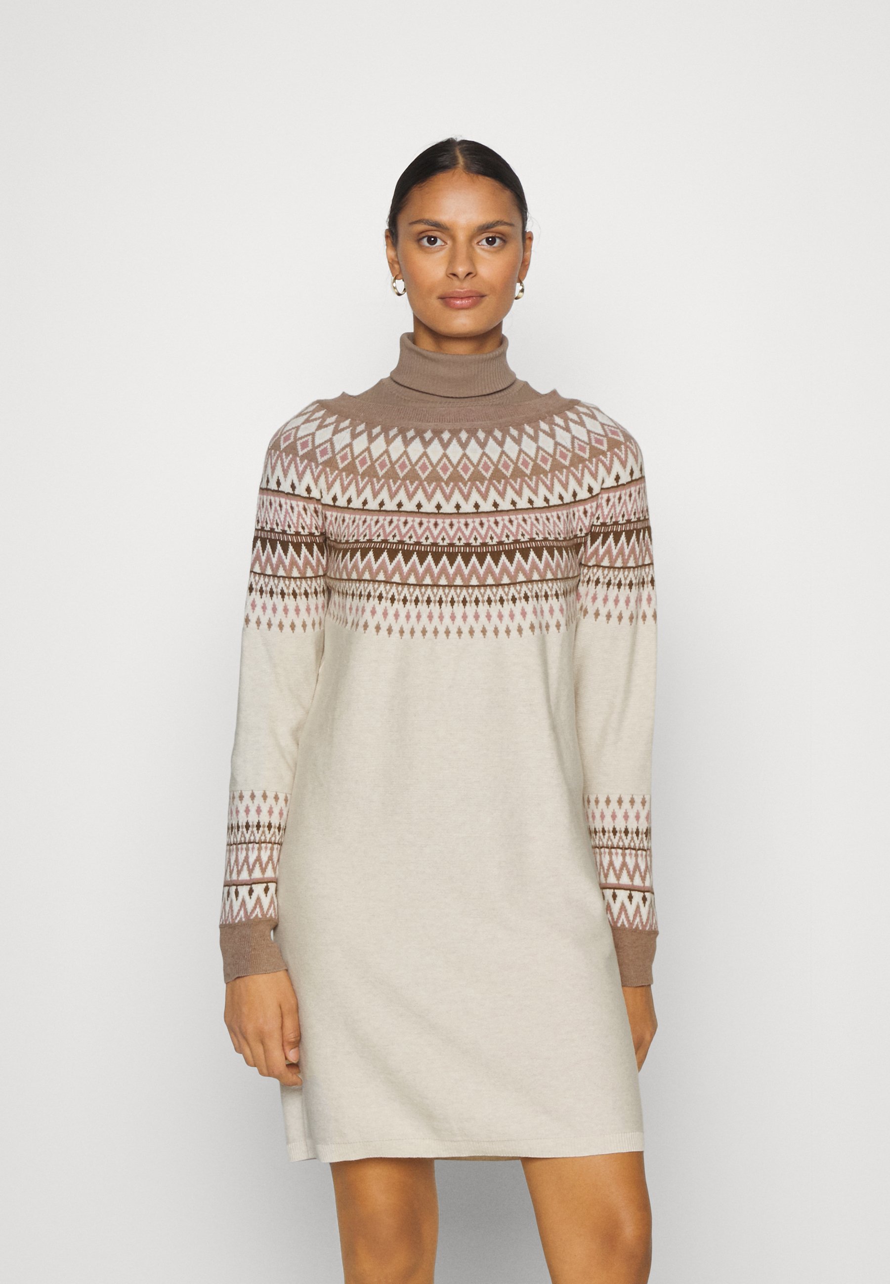 Esprit FINE - Jumper dress - sand