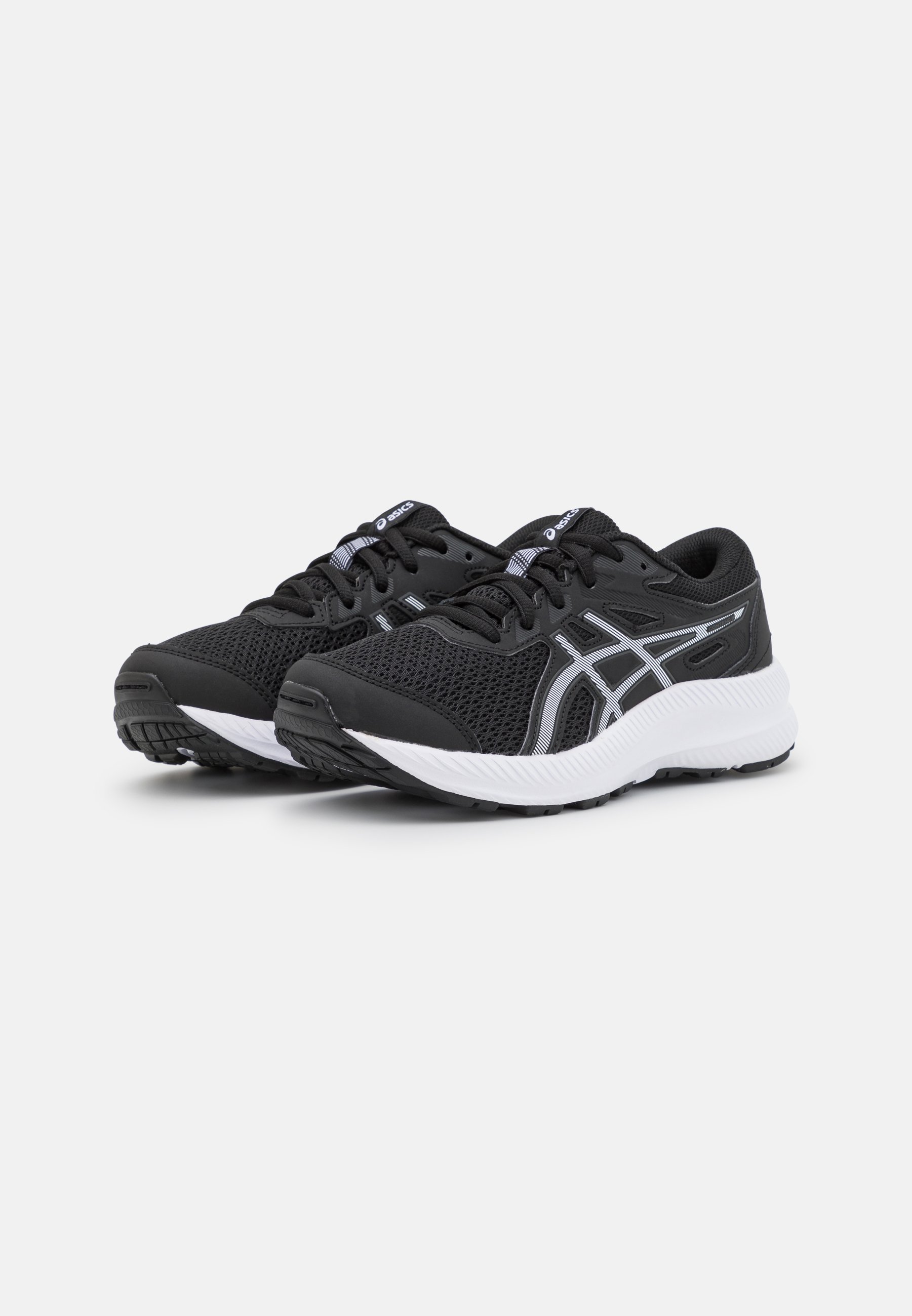 ASICS CONTEND 8 UNISEX - Neutral running shoes - black/white/black