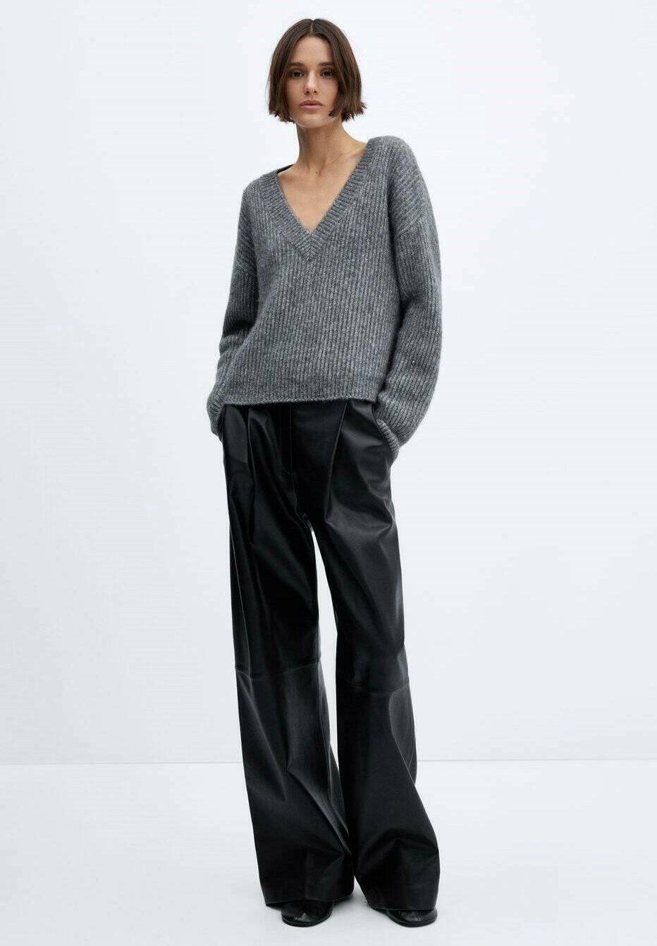 Mango ROCHI - Jumper - gris chiné foncé/grey