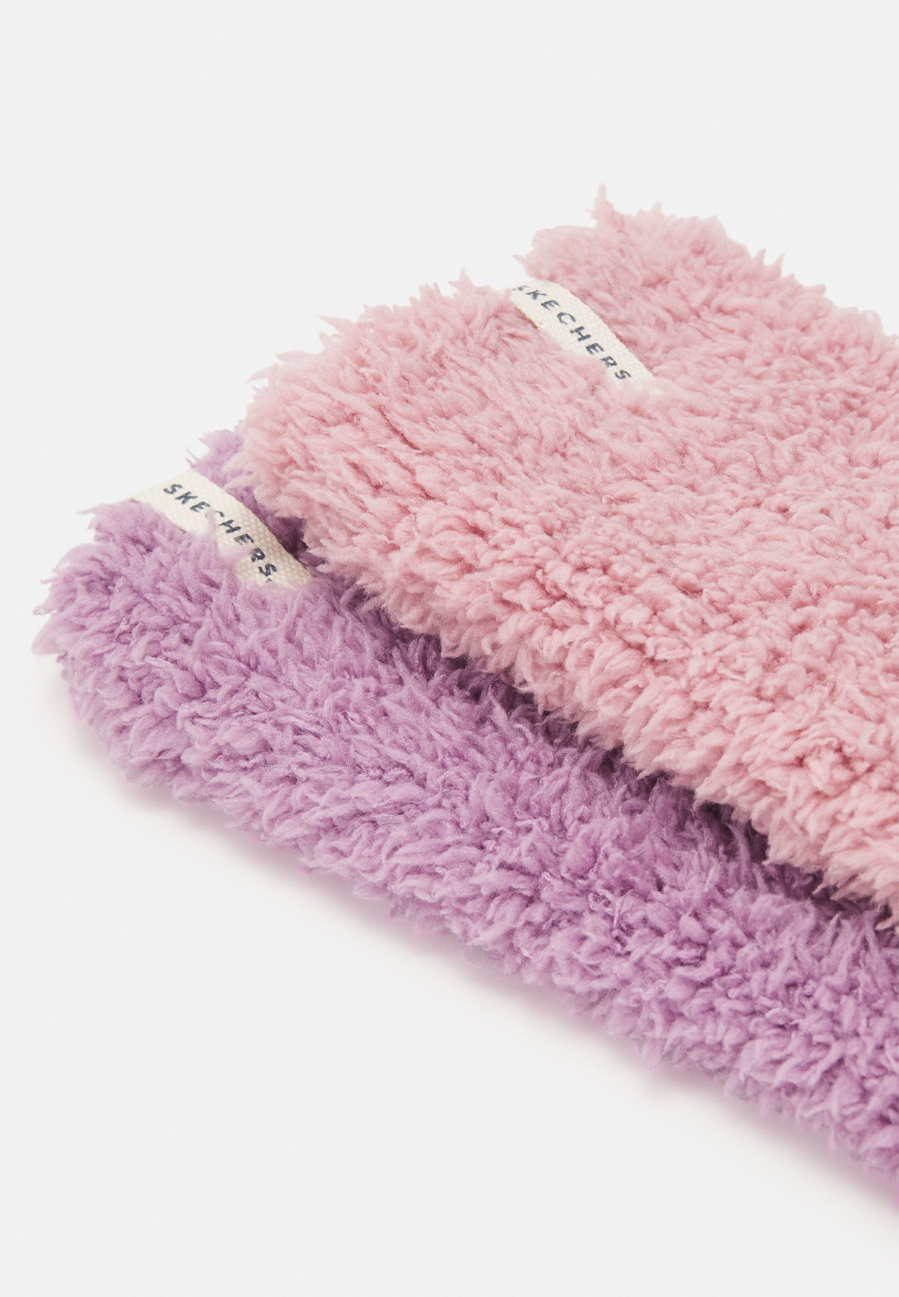 Skechers WOMEN COZY FUZZY SOCKS 2 PACK - Socks - sea frog/purple