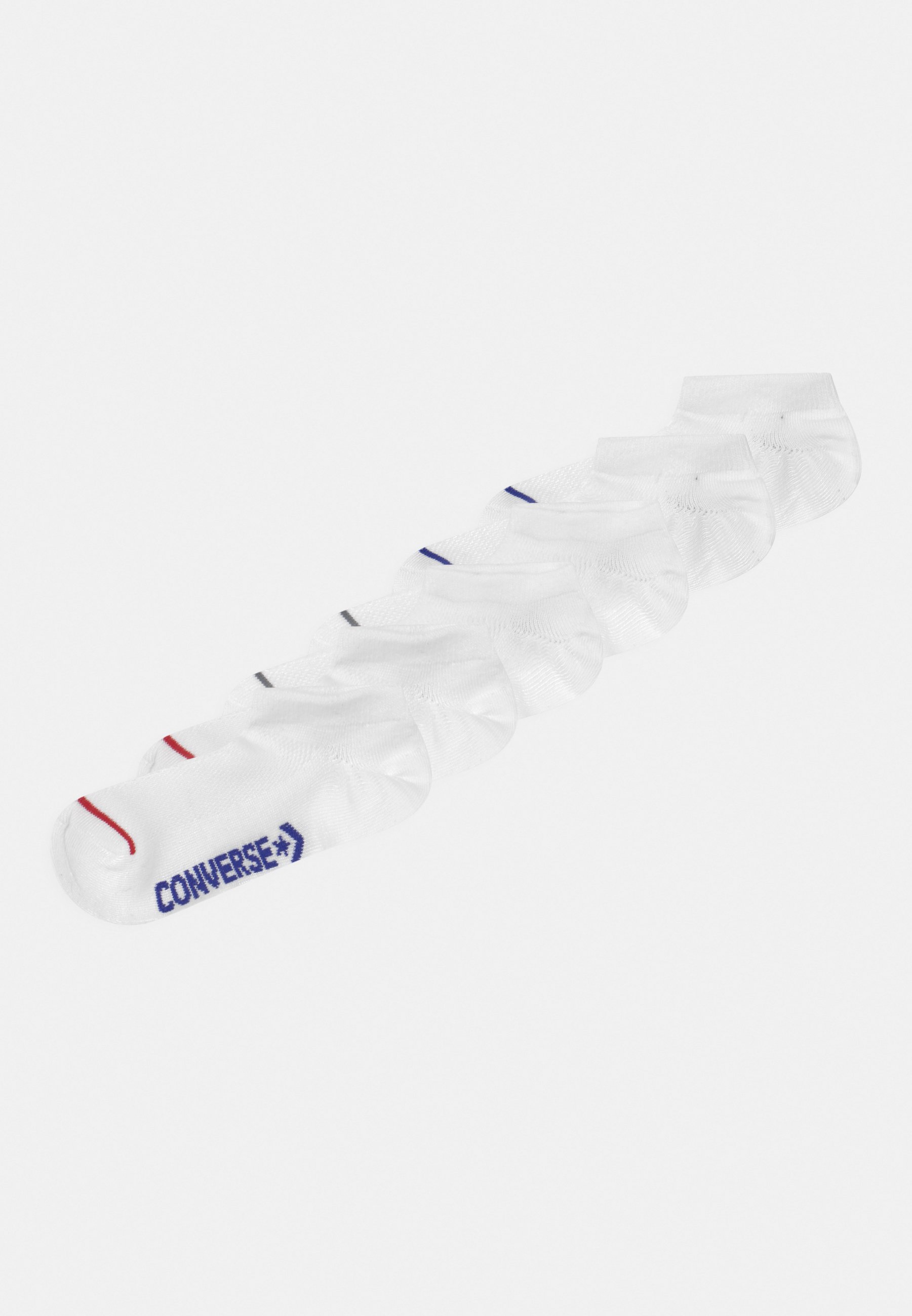 Converse WORDMARK NO SHOW UNISEX 6 PACK  - Socks - white