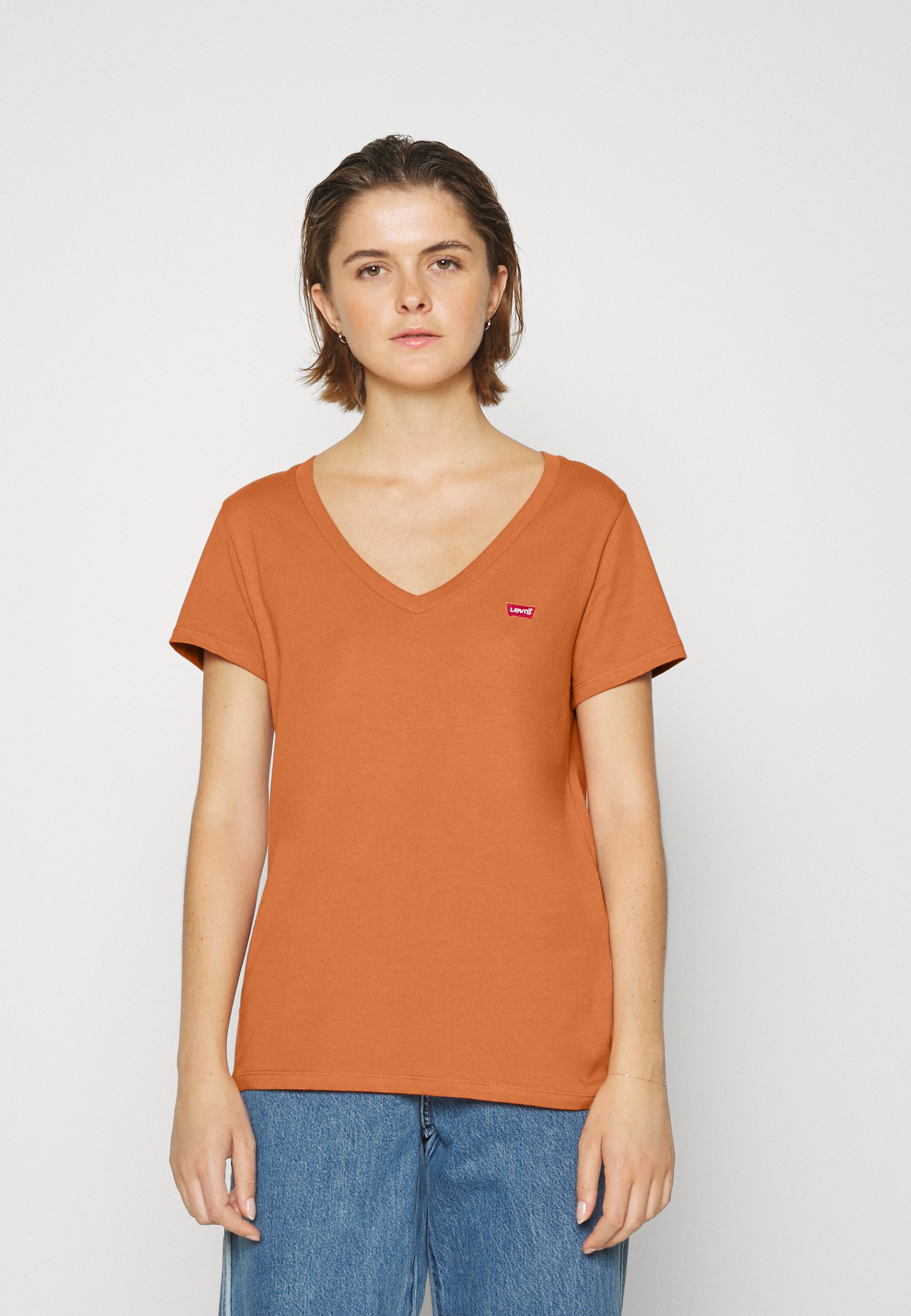 Levi's® PERFECT VNECK - Top - autumn leaf/orange