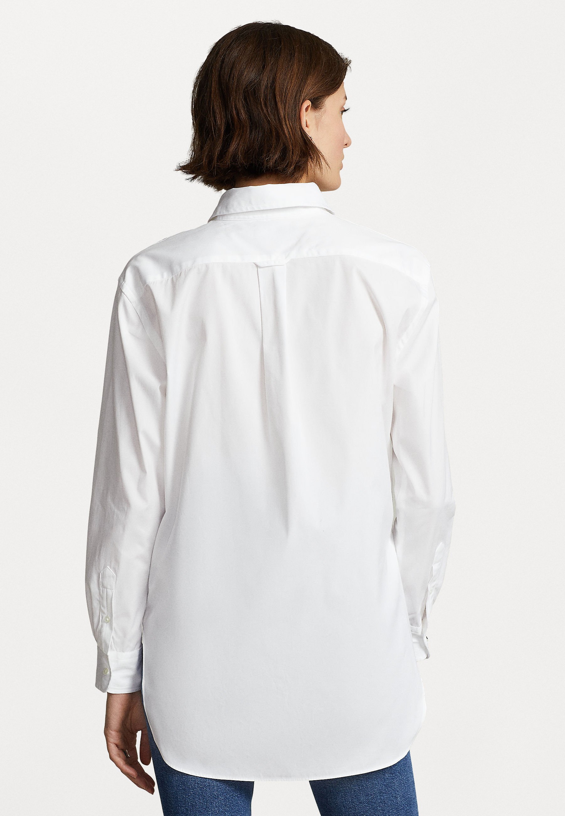 Polo Ralph Lauren LONG SLEEVE  SHIRT - Button-down blouse - white