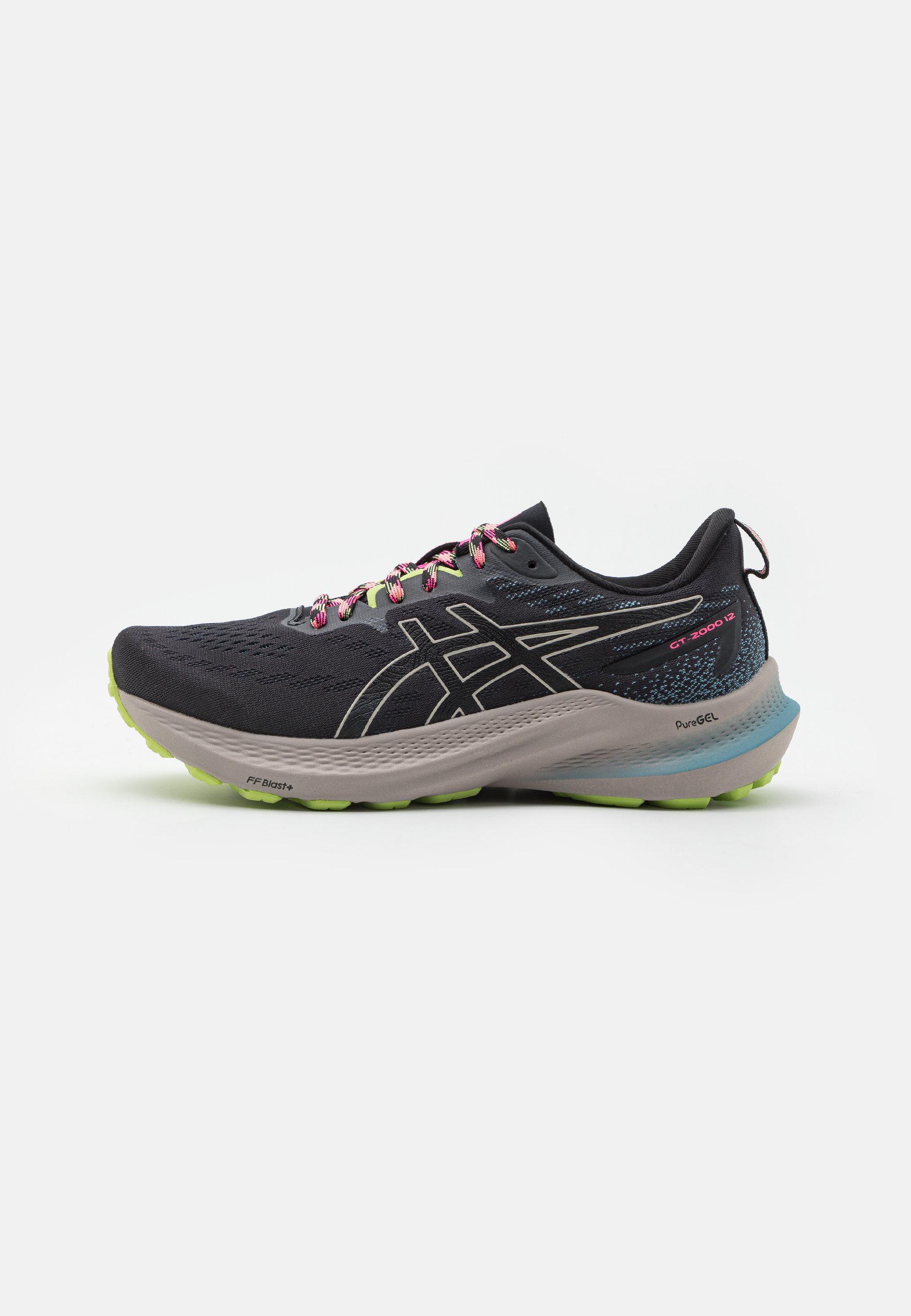 ASICS GT-2000 12 TR - Stabilty running shoes - nature bathing/lime green/taupe
