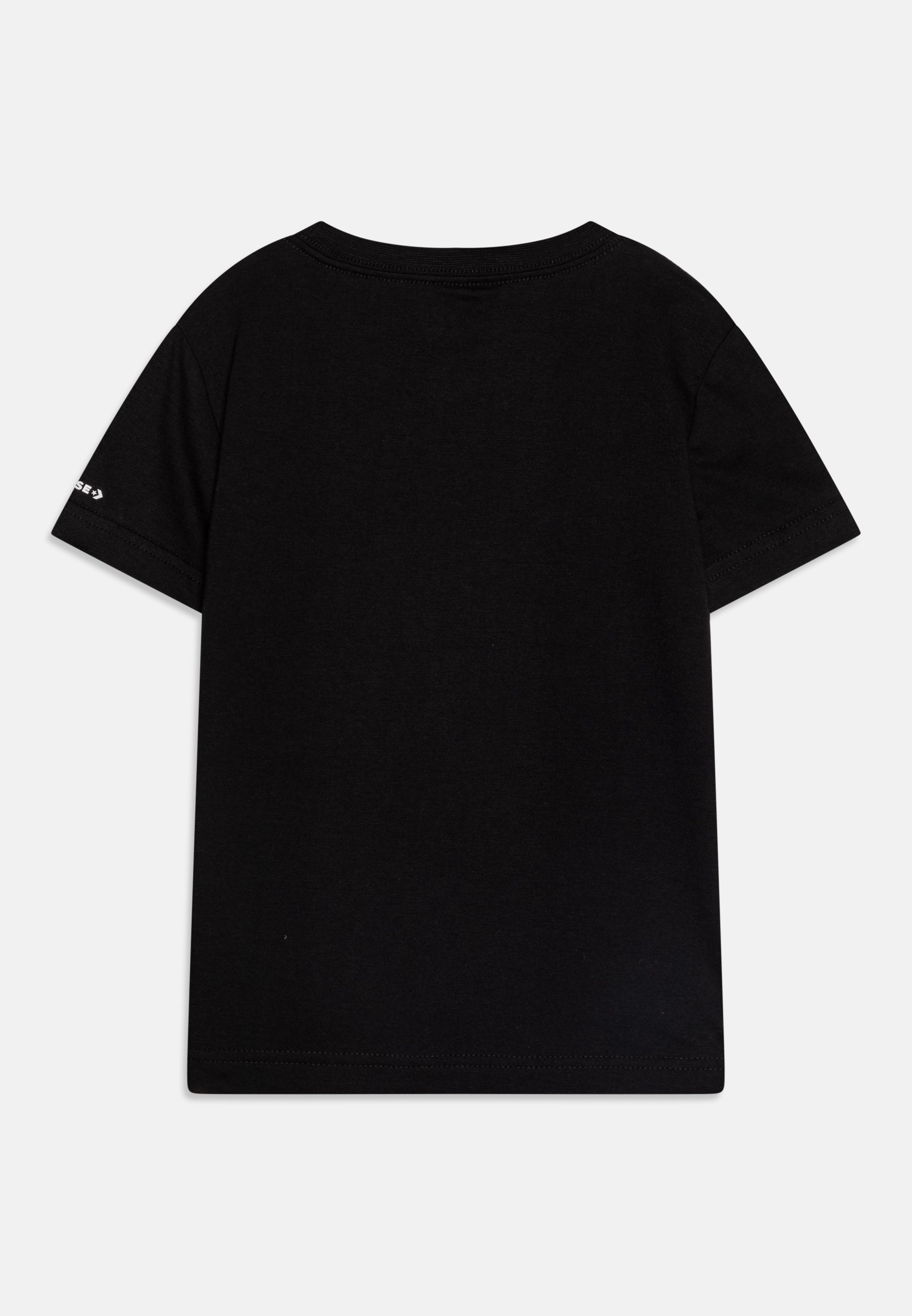 Converse FLAMING CHUCK MOBILE TEE UNISEX - Print T-shirt - black