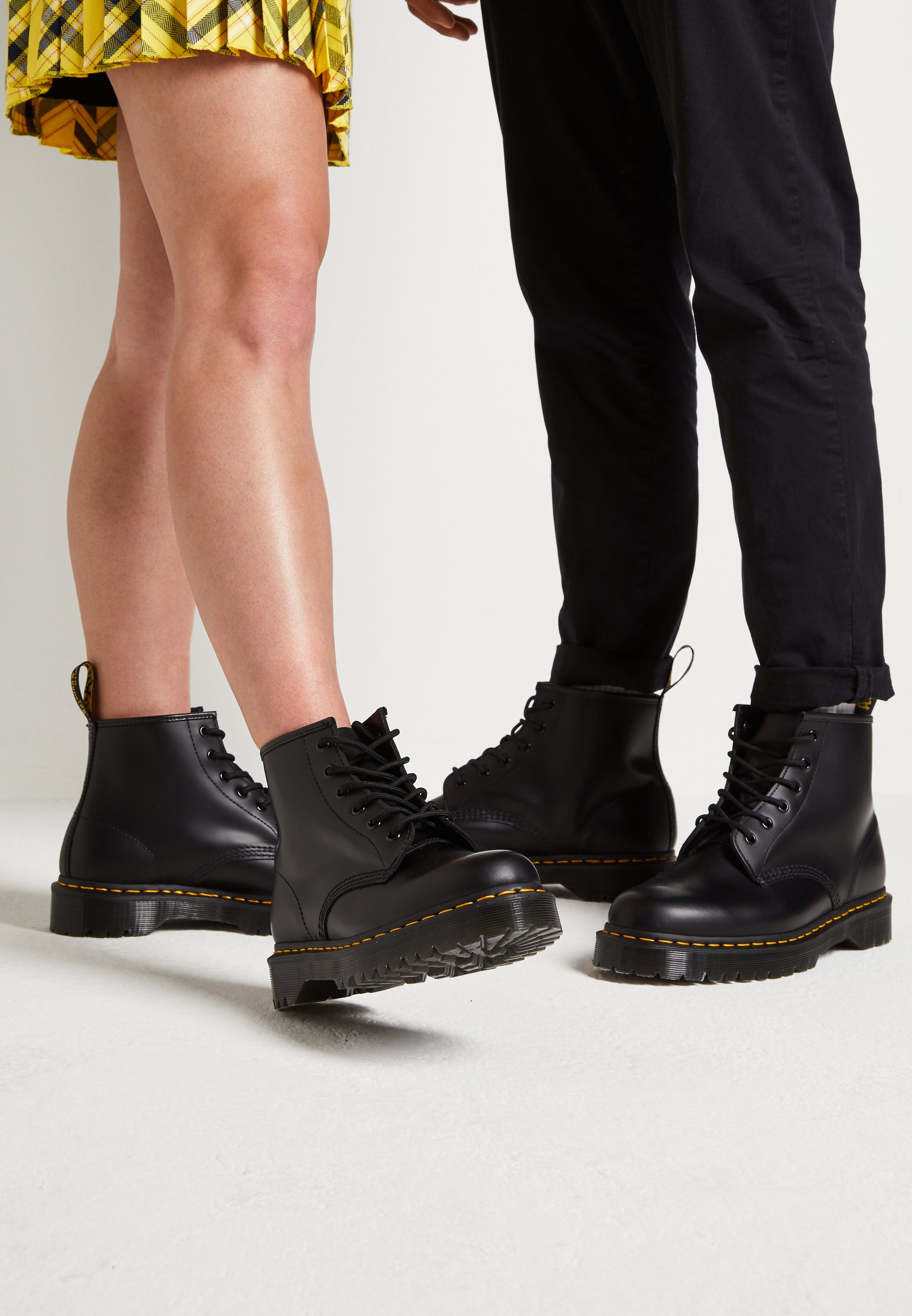 Dr. Martens 101 BEX - Lace-up ankle boots - black smooth/black