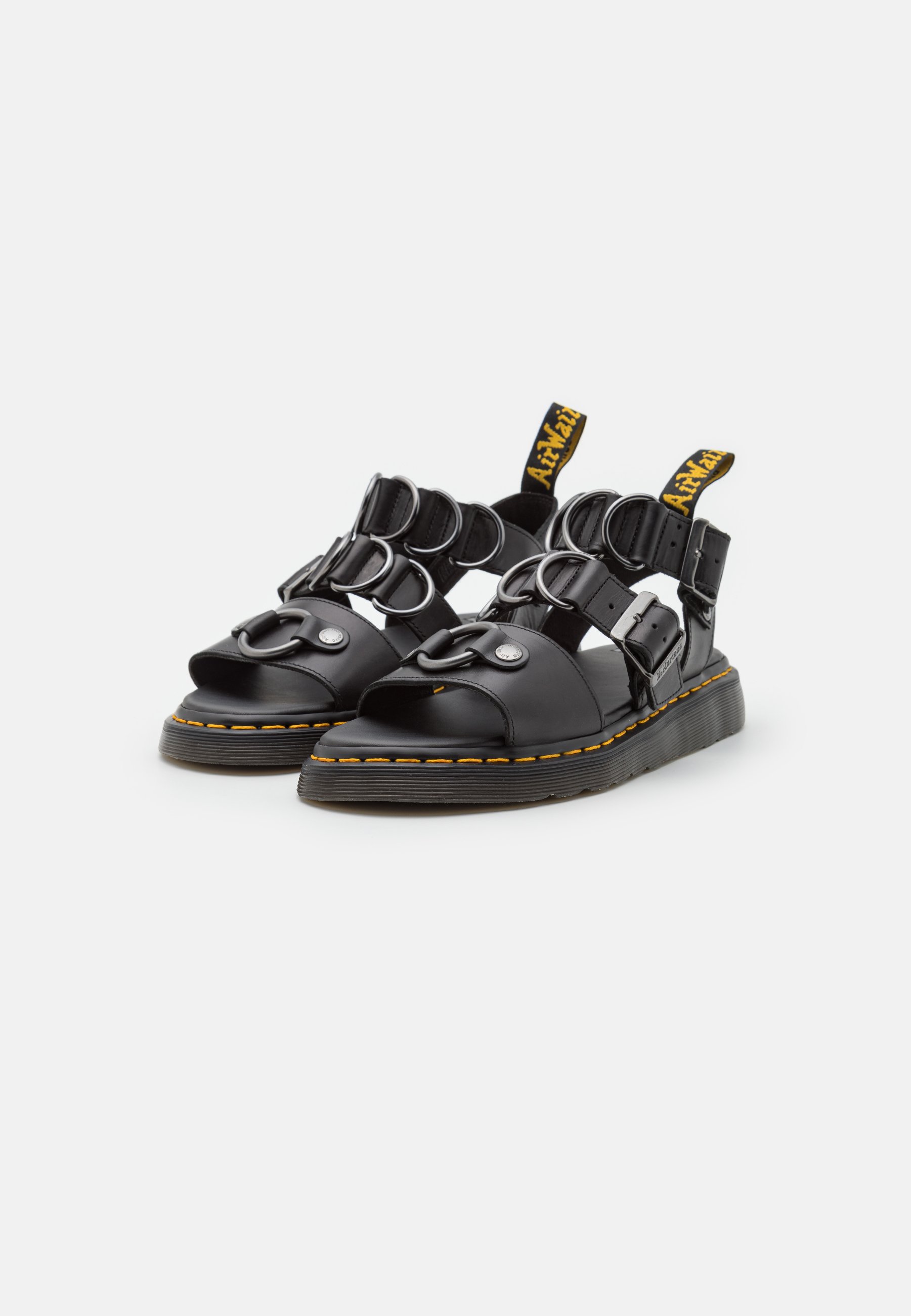 Dr. Martens GRYPHON ALT - Sandals - black buttero/black