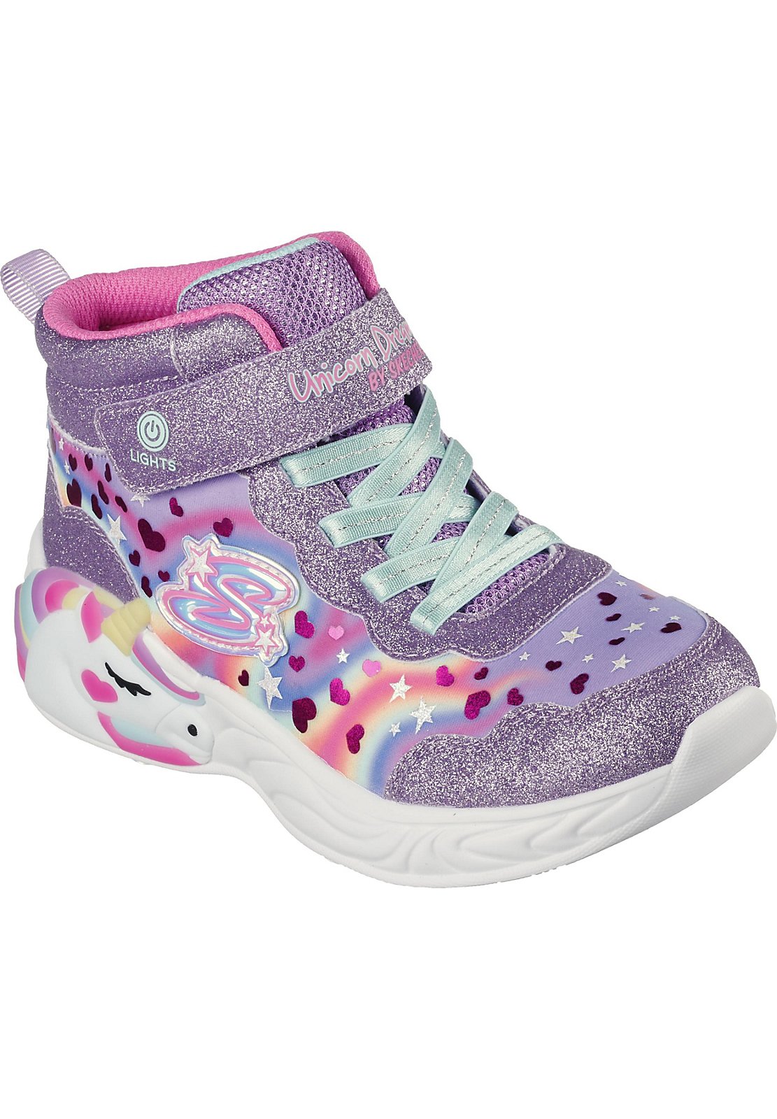 Skechers HIGH BLINKIES DREAMS - High-top trainers - flieder/lilac