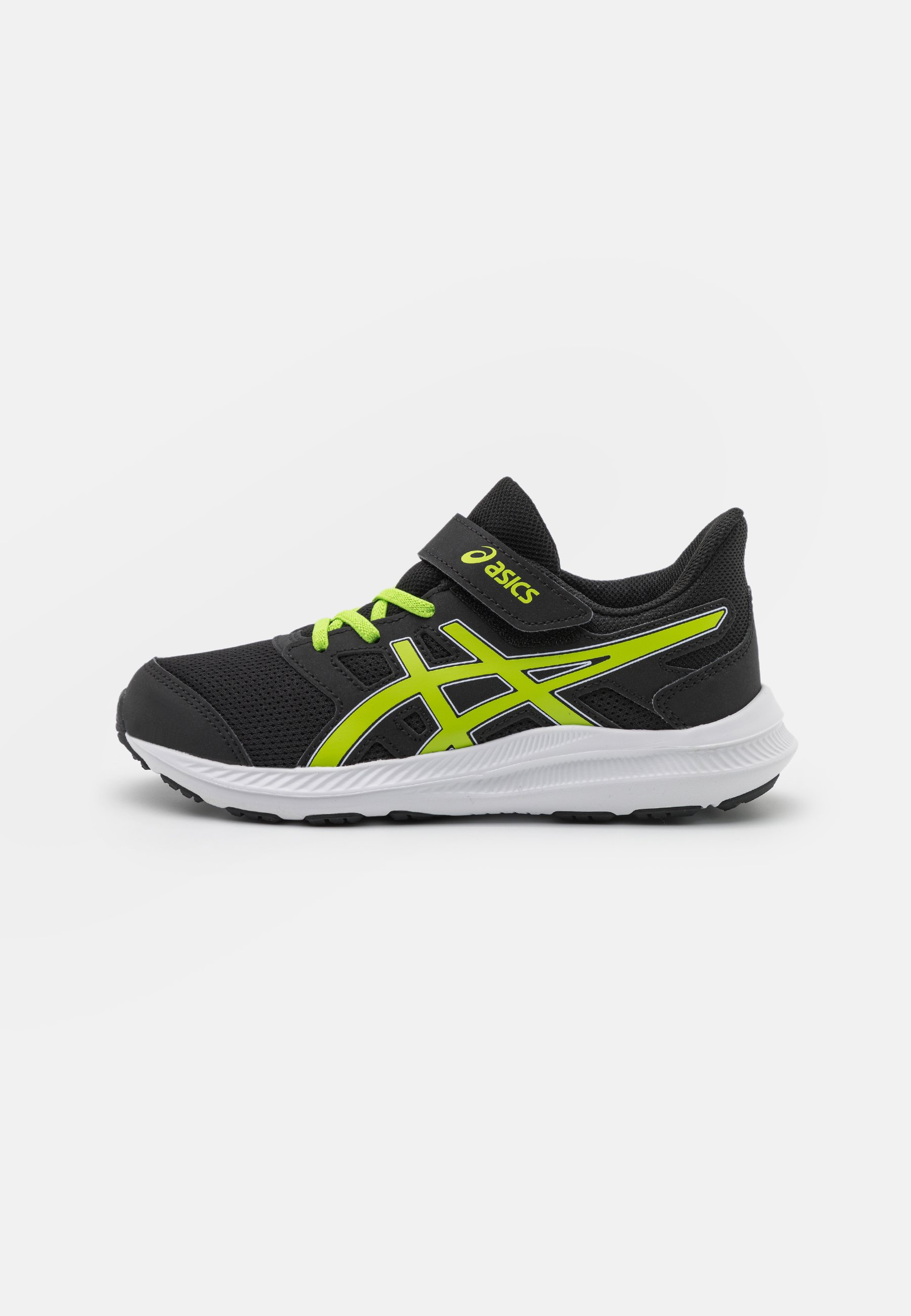 ASICS JOLT 4 UNISEX - Neutral running shoes - black/lime zest/black