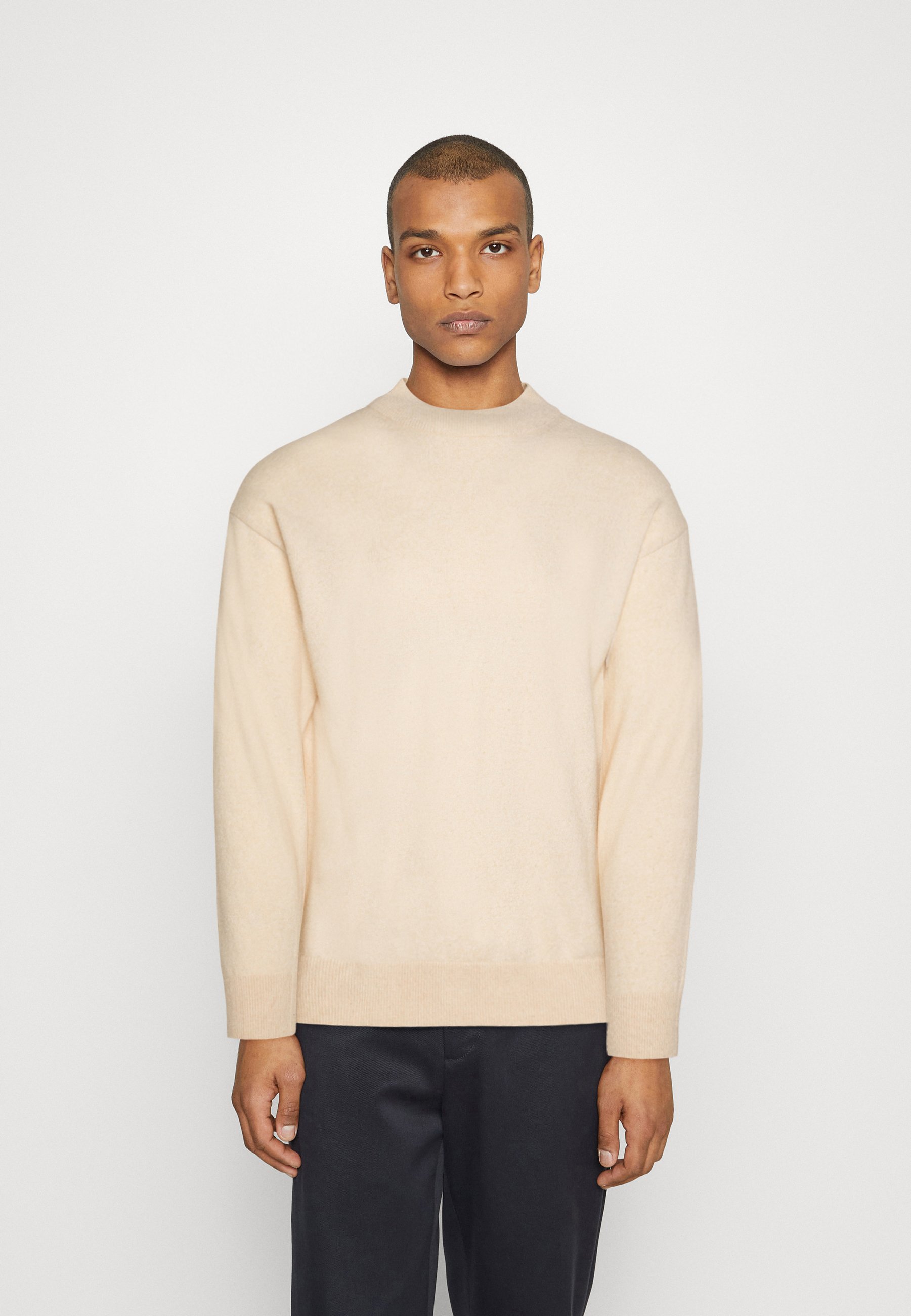 Scotch & Soda DROPPED SHOULDER BASIC - Jumper - light camel/sand