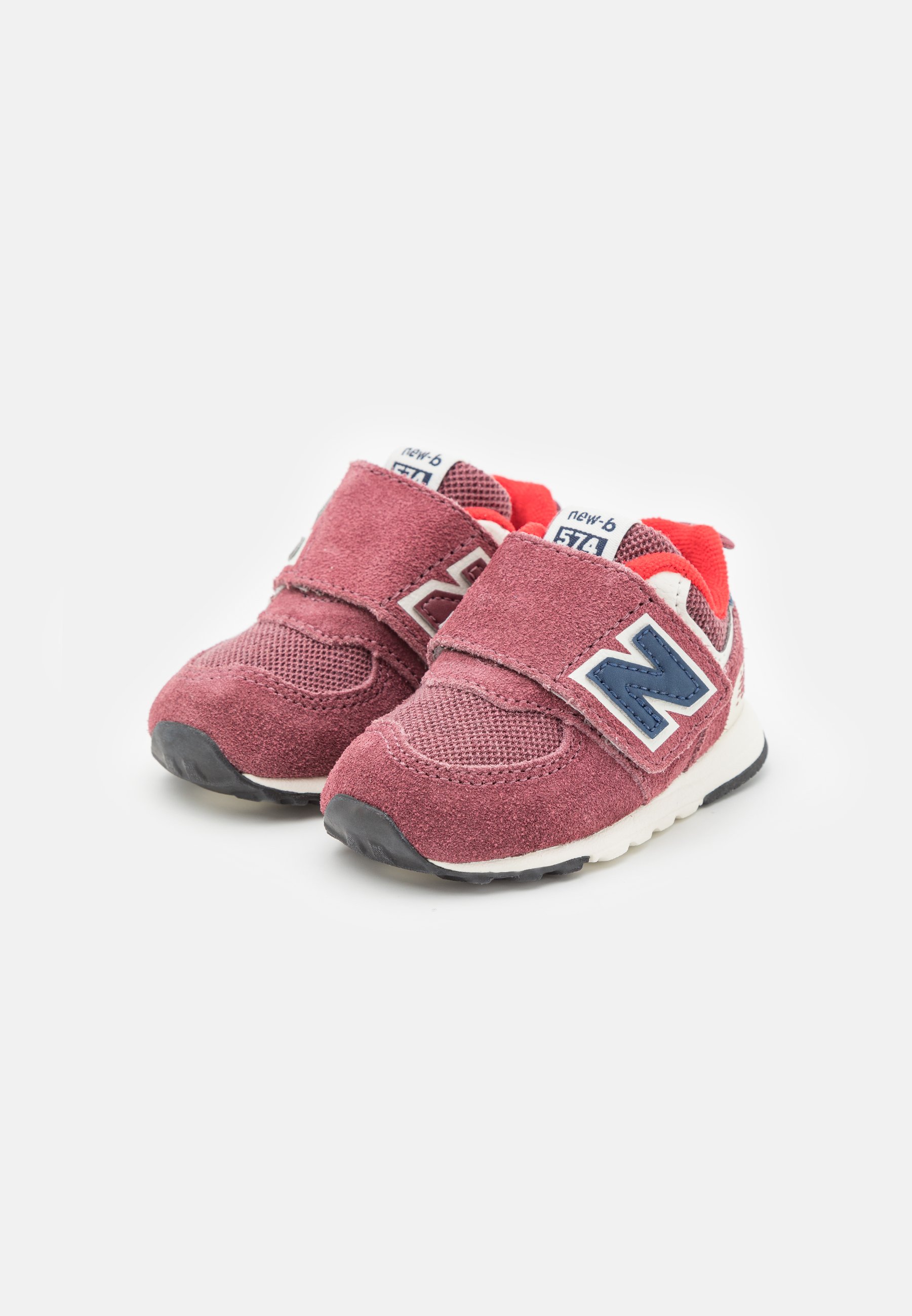 NB 574 UNISEX - Baby shoes - washed berry/berry
