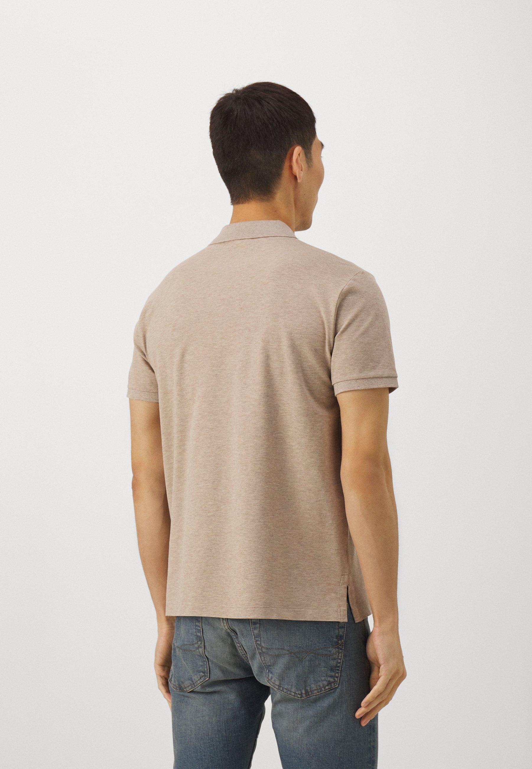Polo Ralph Lauren SHORT SLEEVE - Polo shirt - tuscan beige heather/mottled beige
