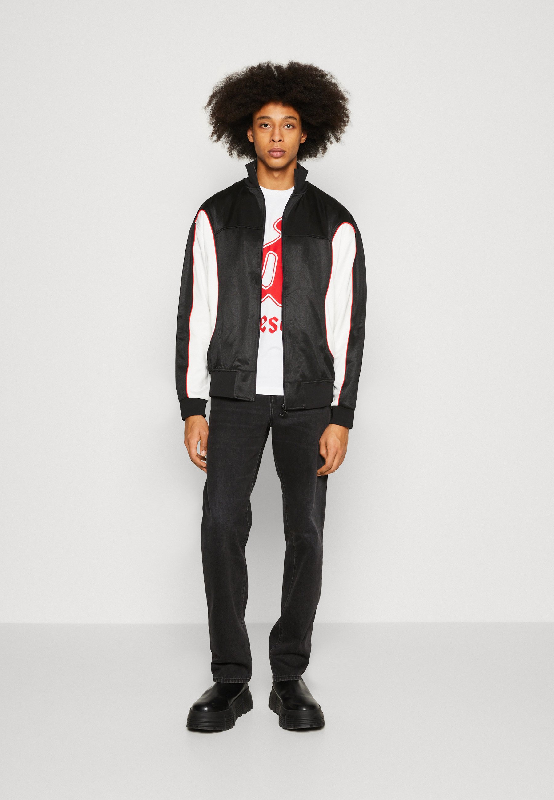 Diesel 1955 - Straight leg jeans - black/gray/black denim