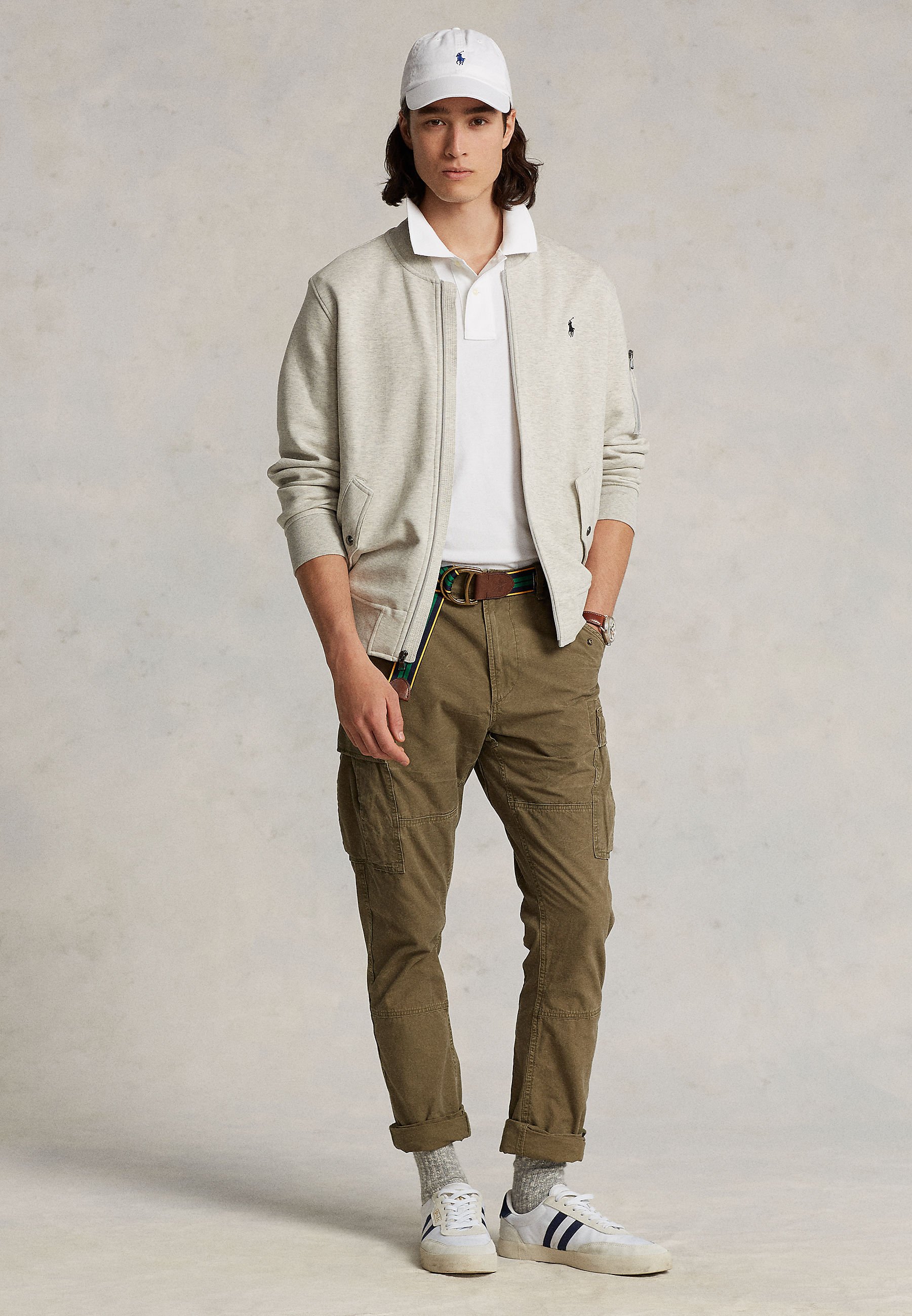 Polo Ralph Lauren LONG SLEEVE - Zip-up sweatshirt - light sport heather/grey
