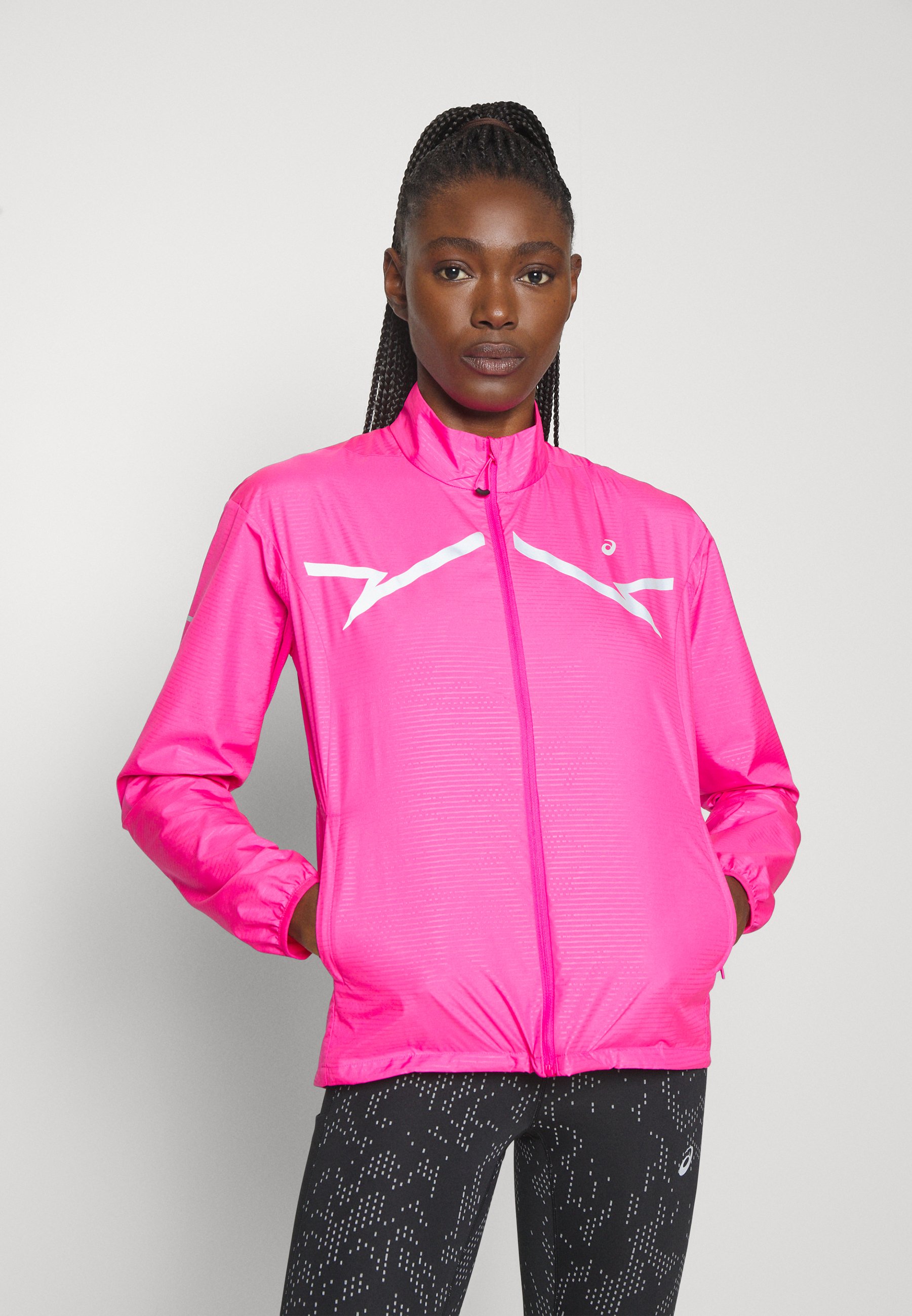 ASICS LITE SHOW JACKET - Running jacket - pink glo/pink