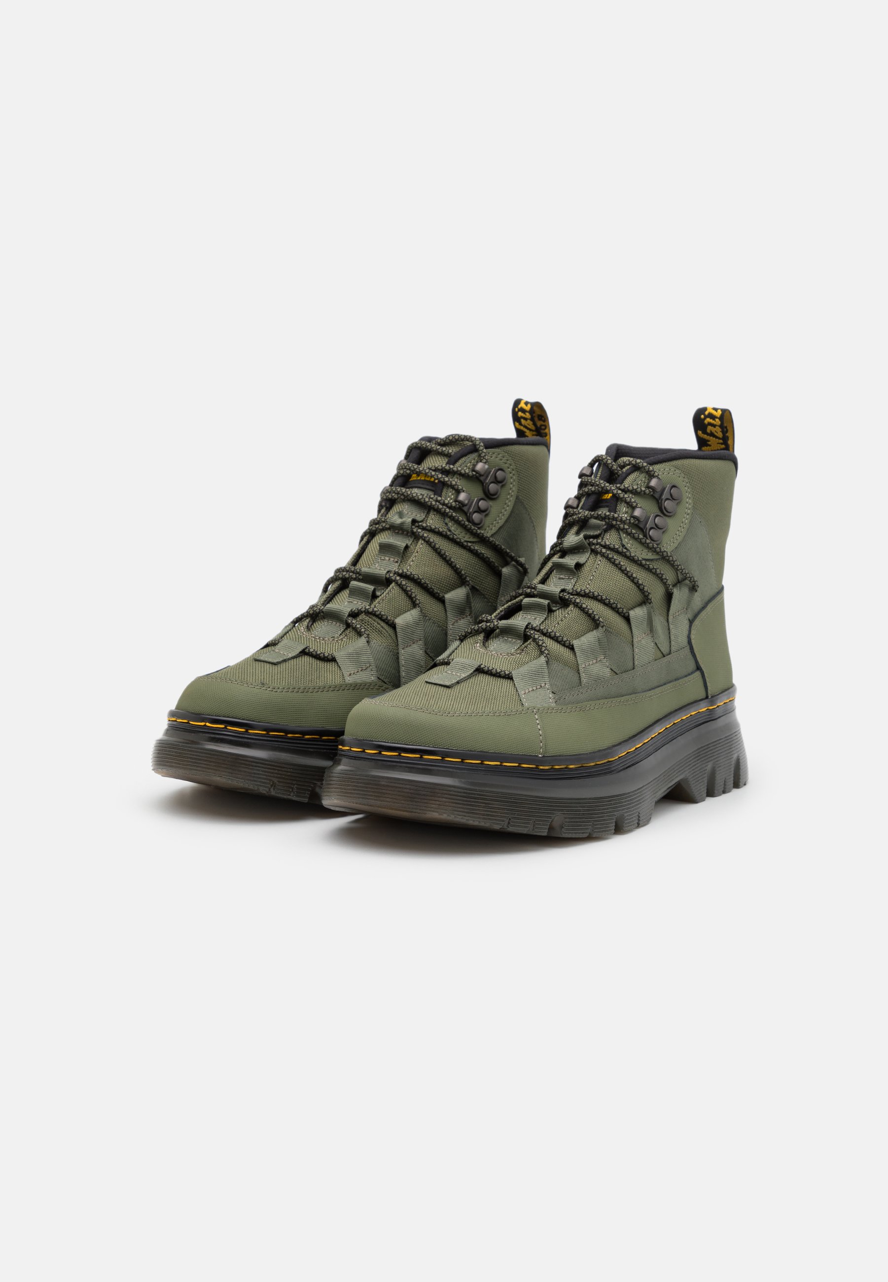 Dr. Martens BOURY UNISEX - Lace-up ankle boots - khaki green/khaki