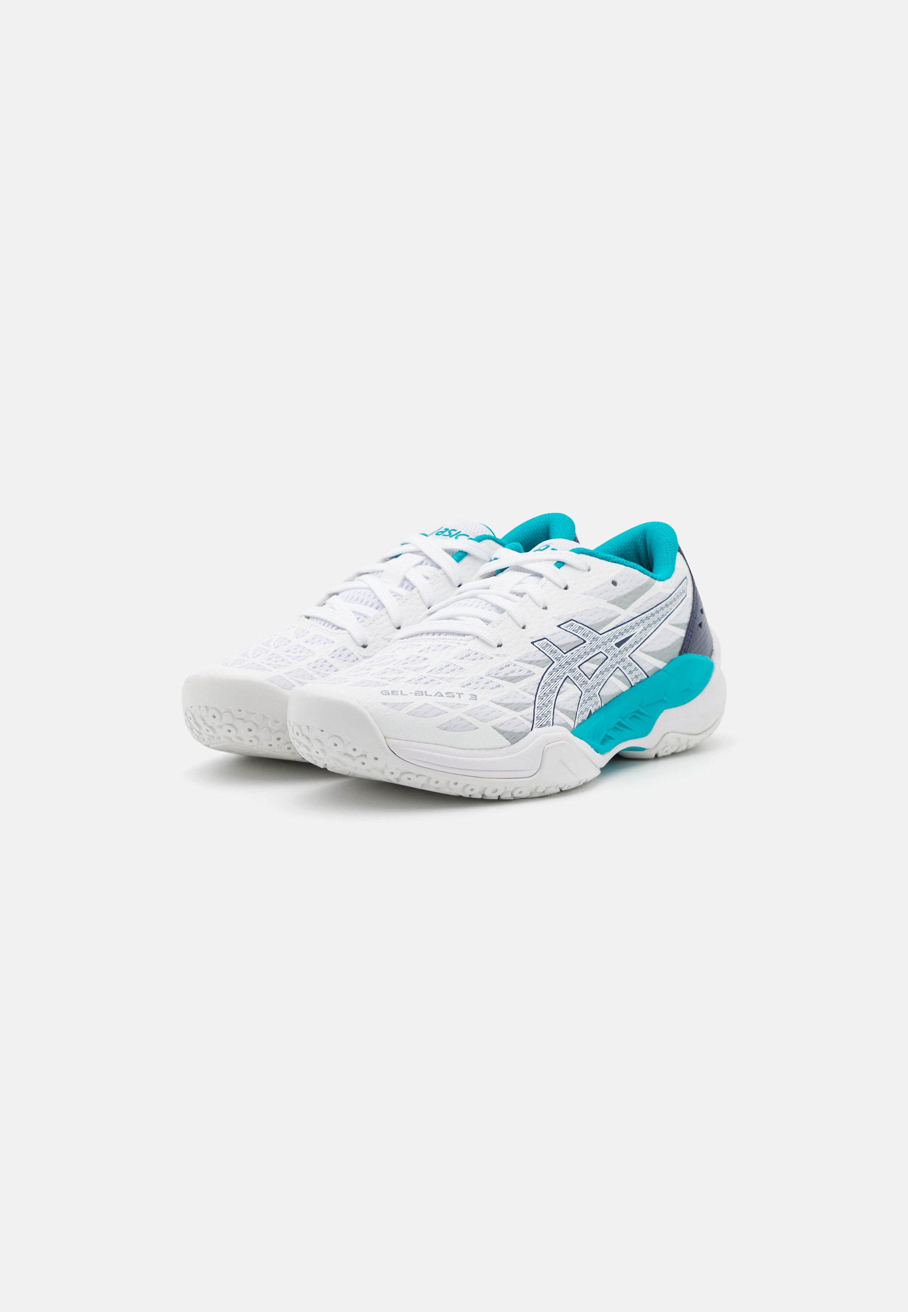 ASICS UNISEX - Handball shoes - white/peacoat/white