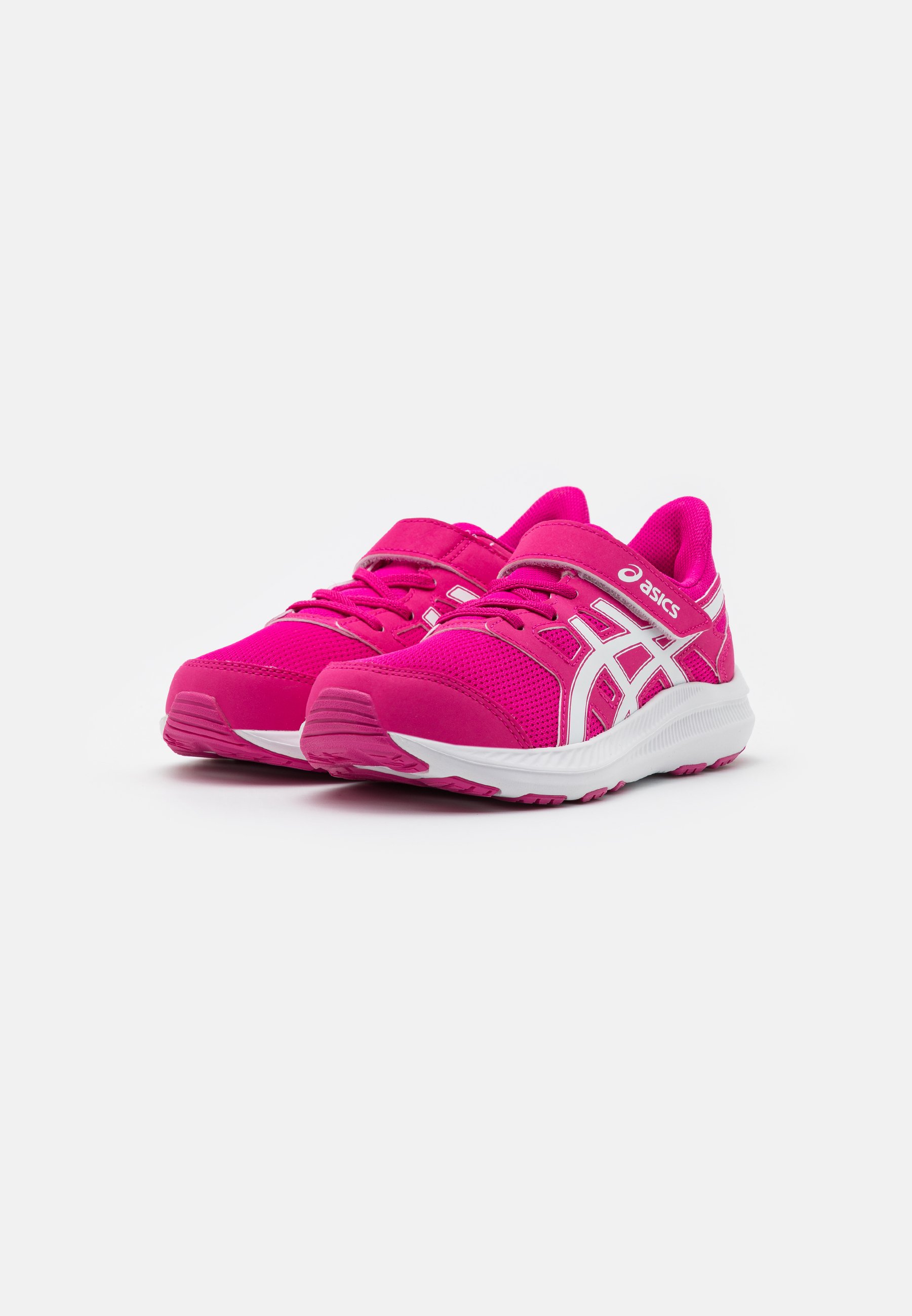 ASICS JOLT 4 UNISEX - Neutral running shoes - pink rave/white/pink