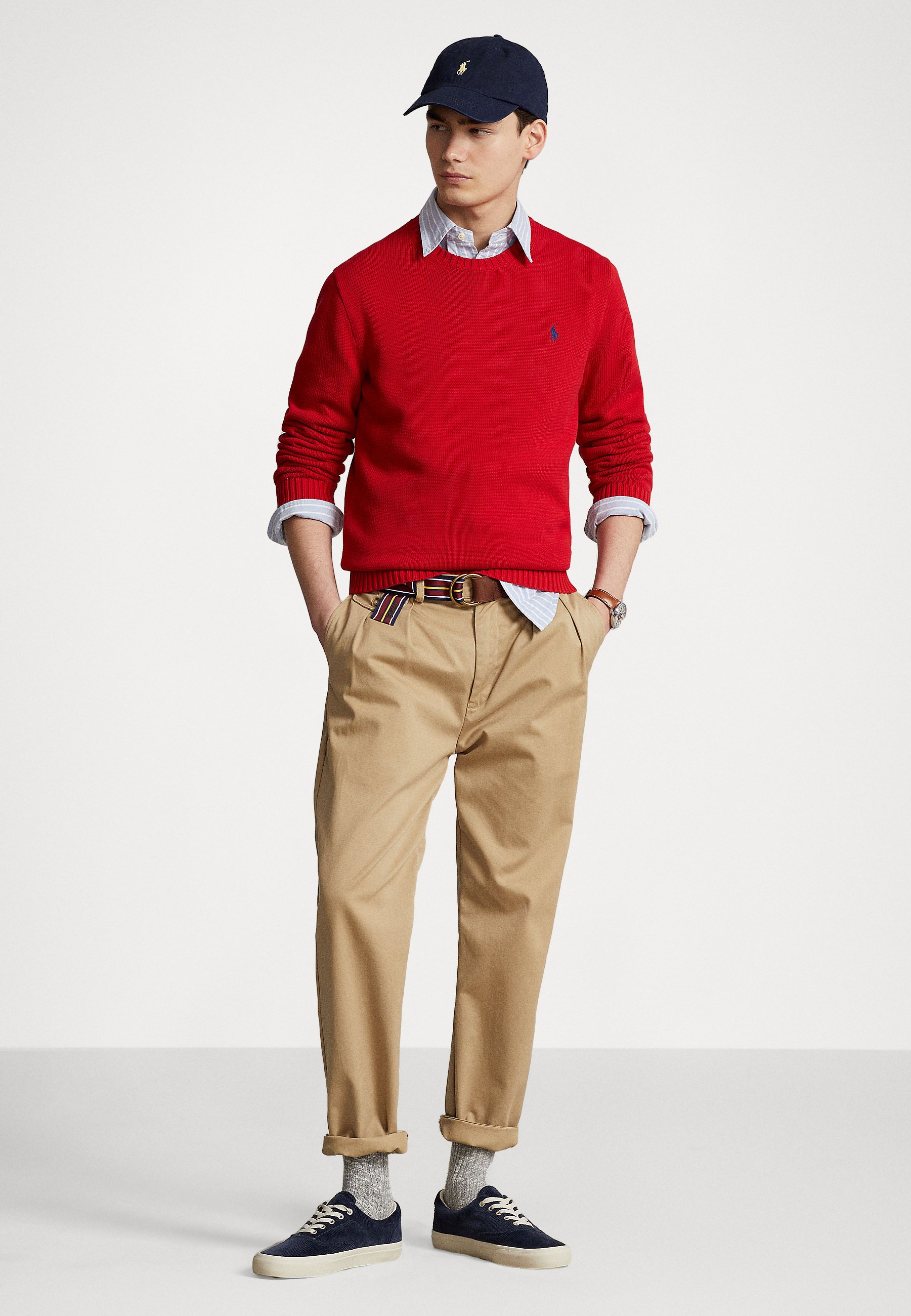 Polo Ralph Lauren LONG SLEEVE - Jumper - red