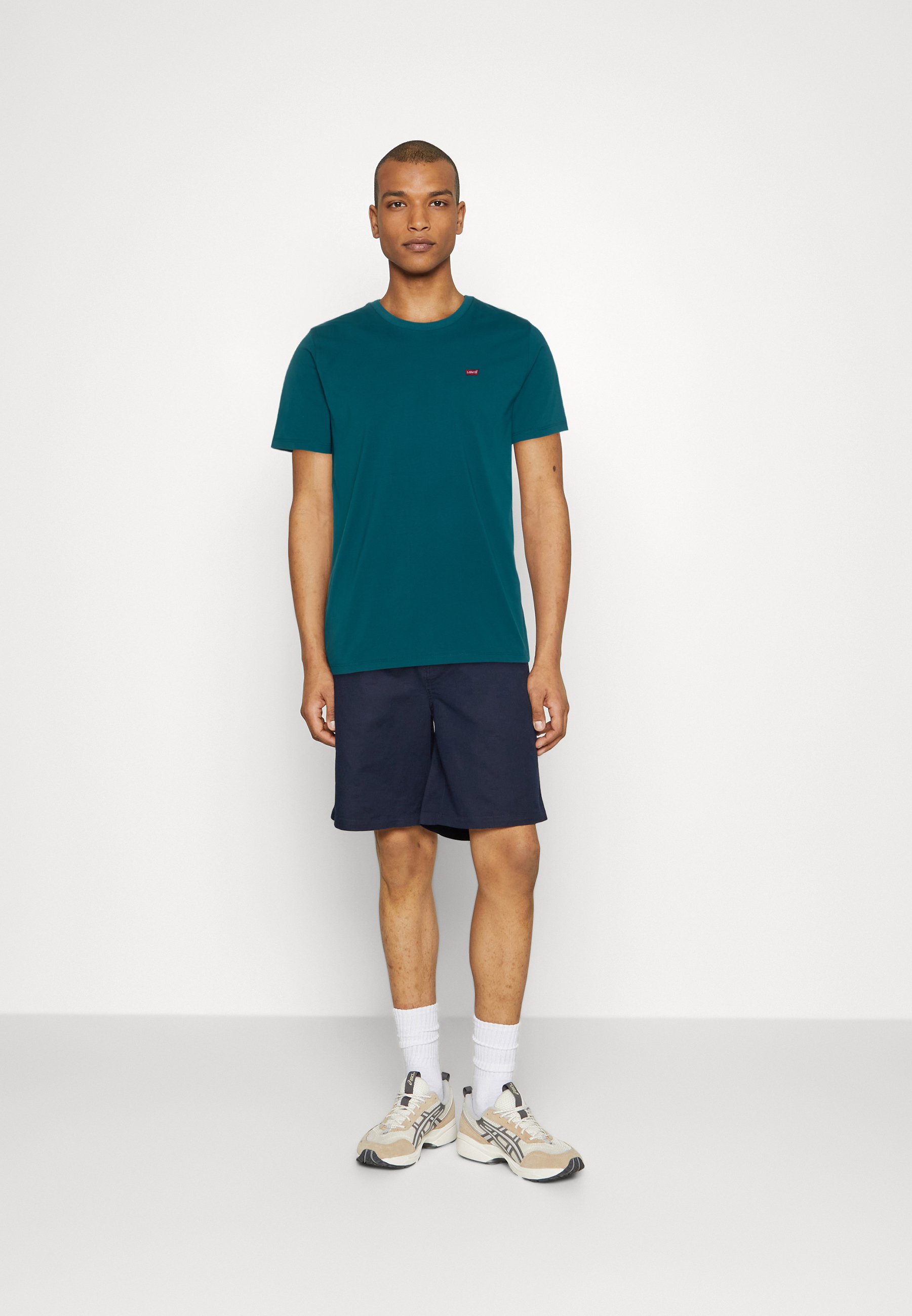 Levi's® ORIGINAL  - Print T-shirt - ocean depths/turquoise