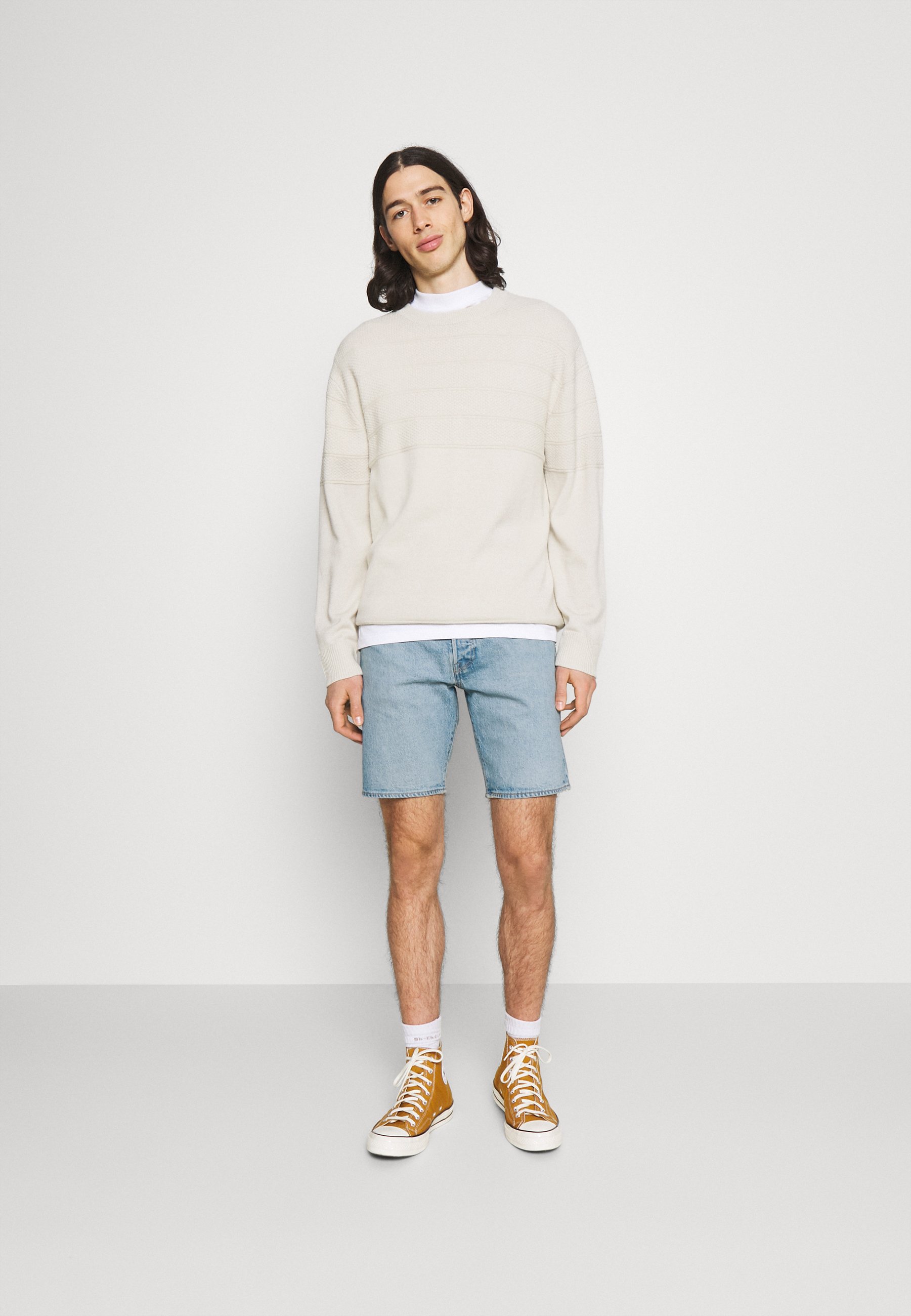 Levi's® 501® ORIGINAL - Denim shorts - light-blue denim