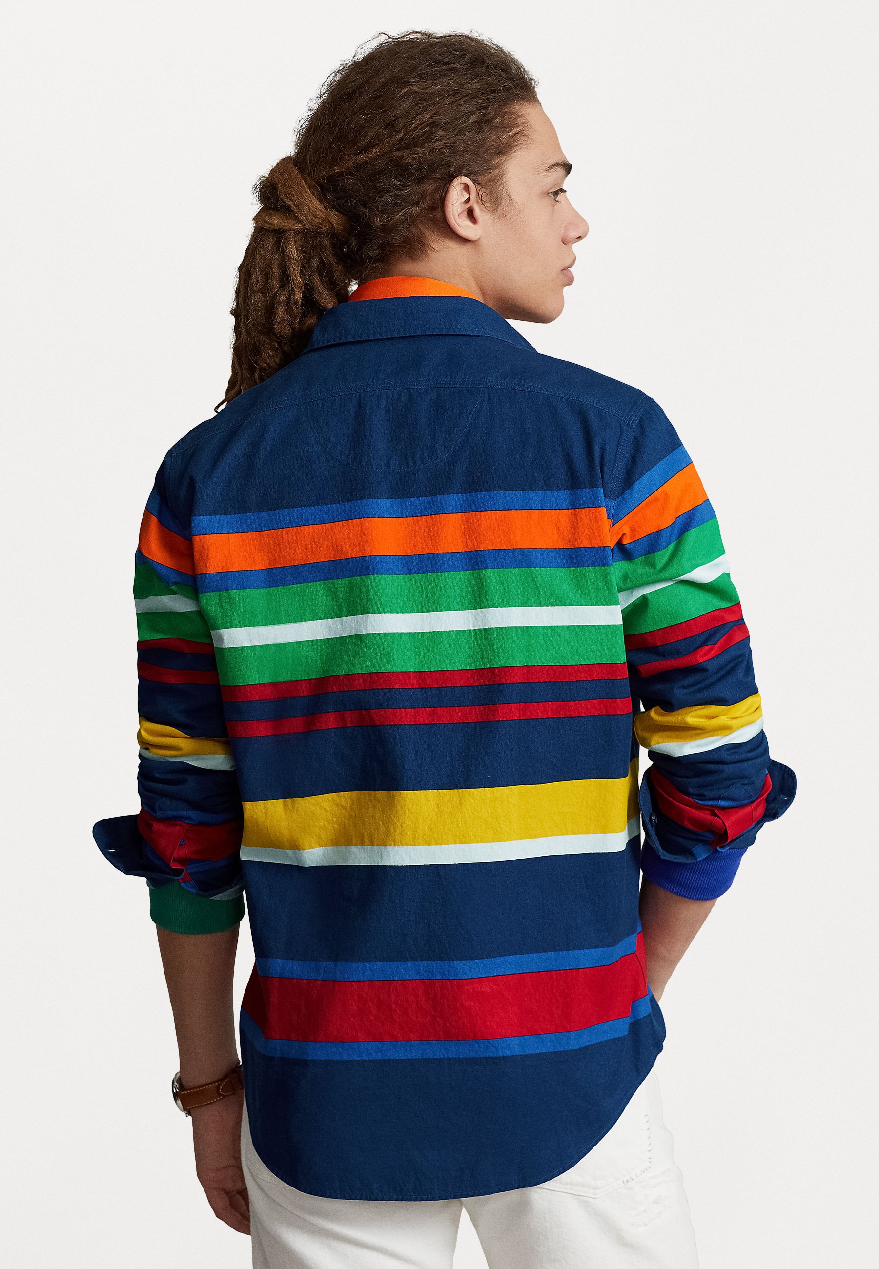 Polo Ralph Lauren LONG SLEEVE SPORT SHIRT - Shirt - summit/multi-coloured