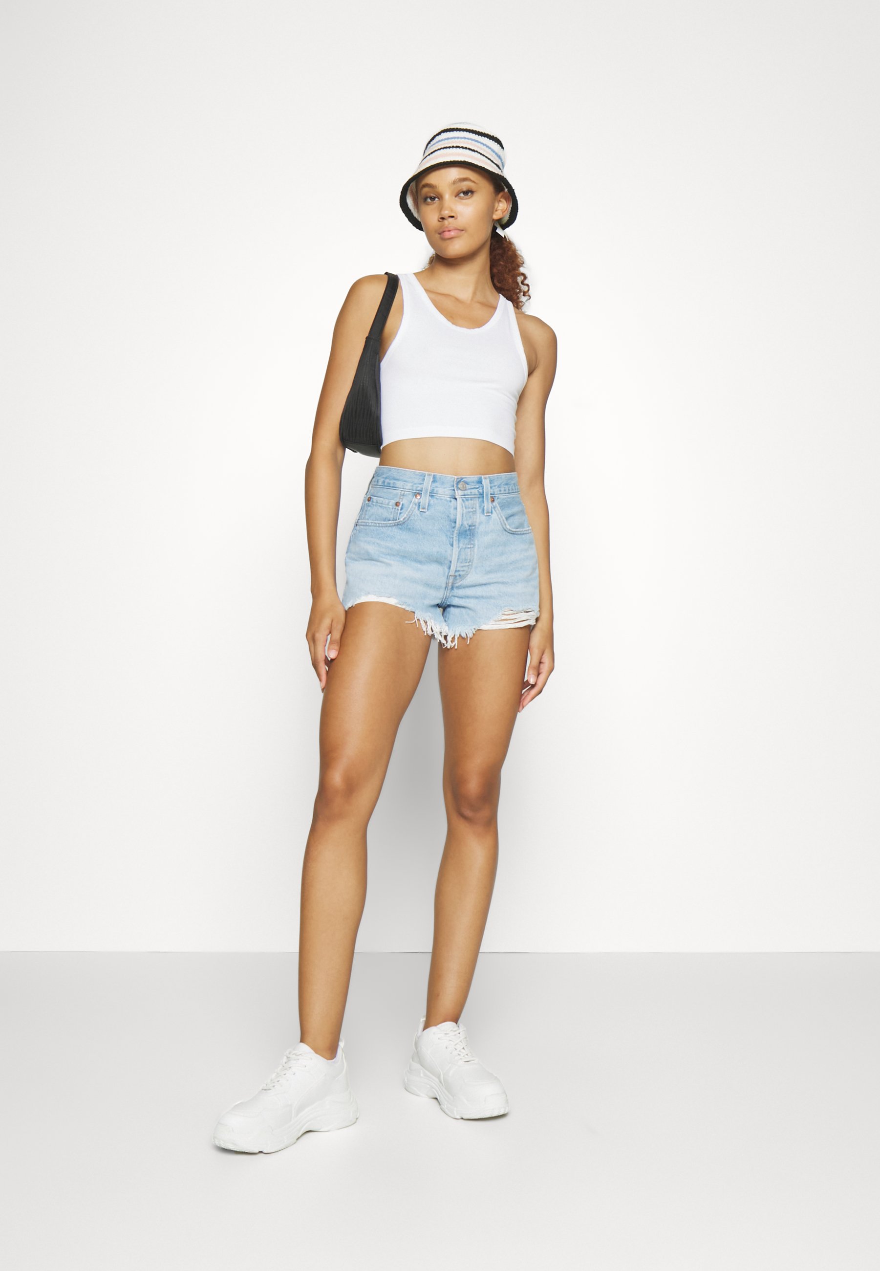 Levi's® 501® ORIGINAL - Denim shorts - light-blue denim