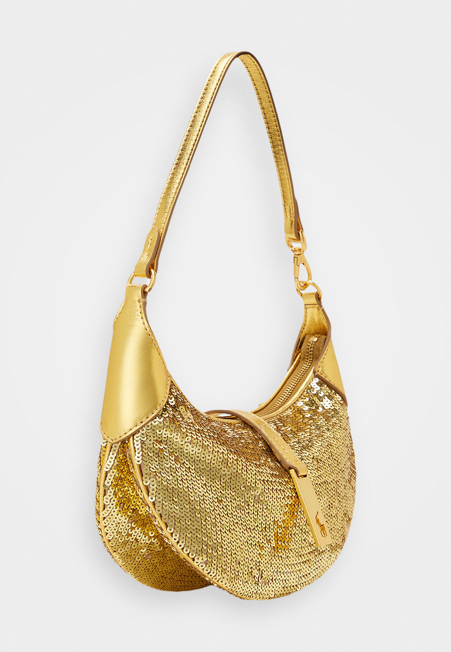 Polo Ralph Lauren SHOULDER BAG SMALL - Handbag - gold-coloured