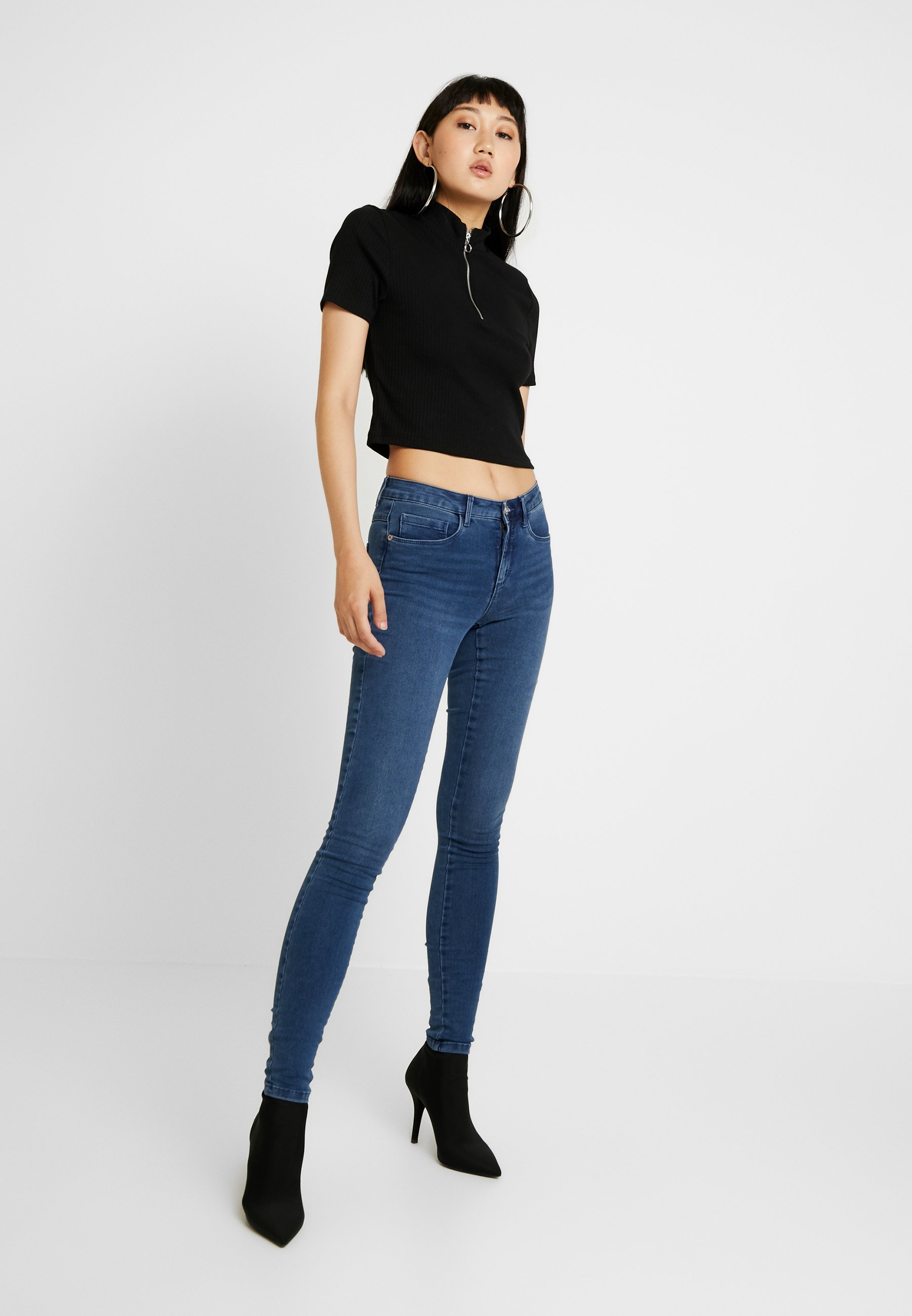ONLY ONLROYAL - Jeans Skinny Fit - medium blue denim/blue denim