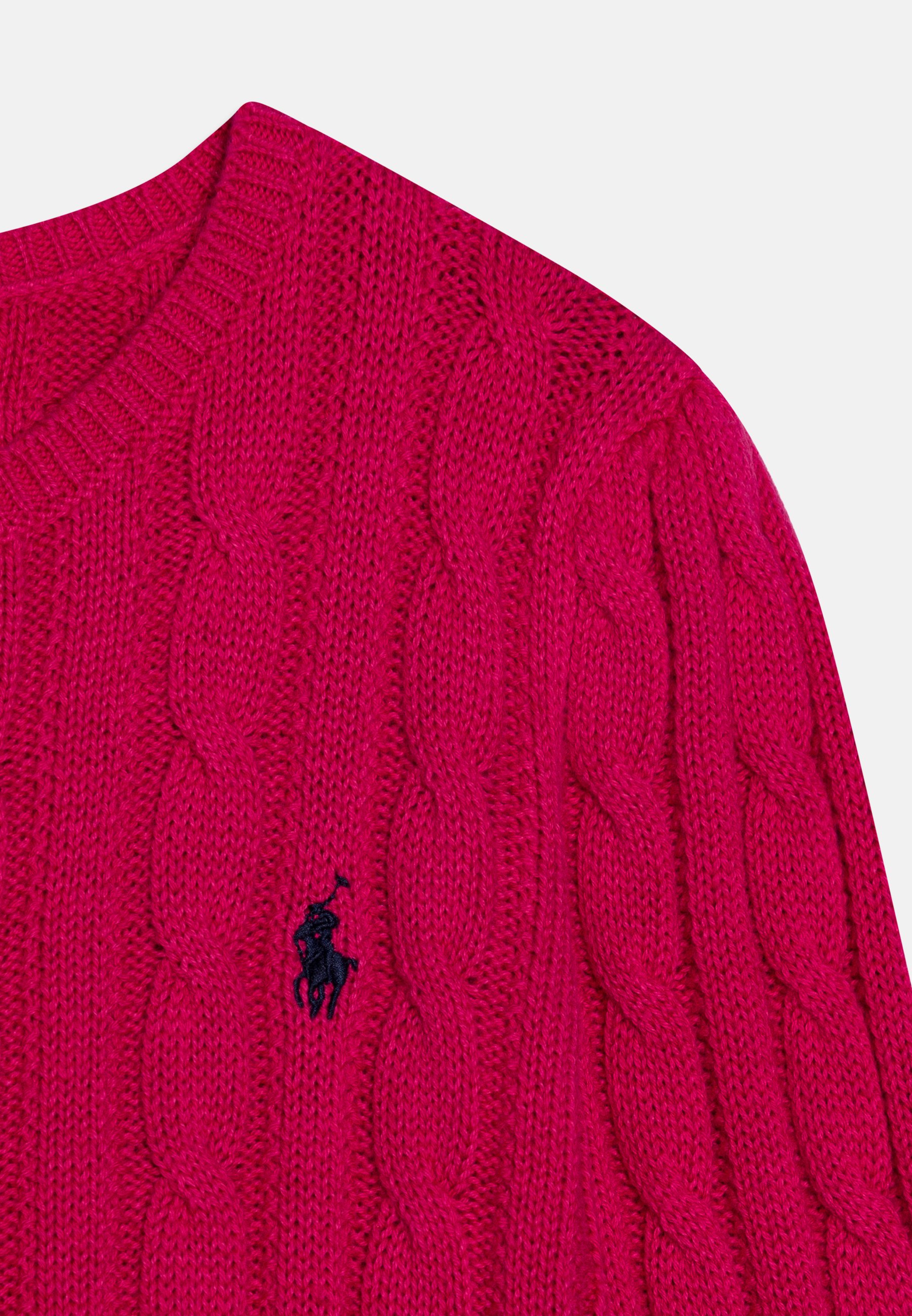 Polo Ralph Lauren PEPLUM - Cardigan - preppy pink/mottled pink