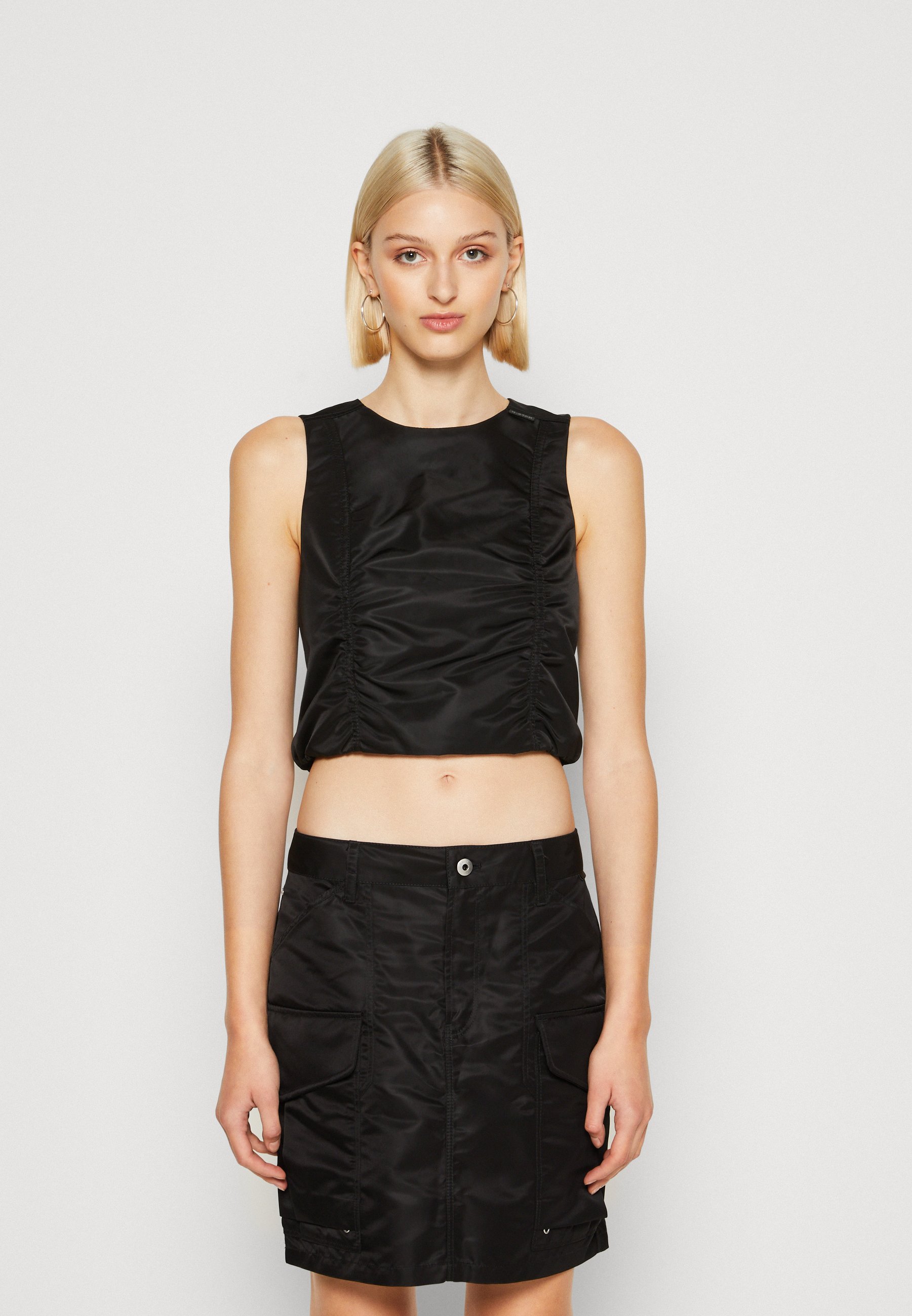 G-Star CROPPED - Top - black