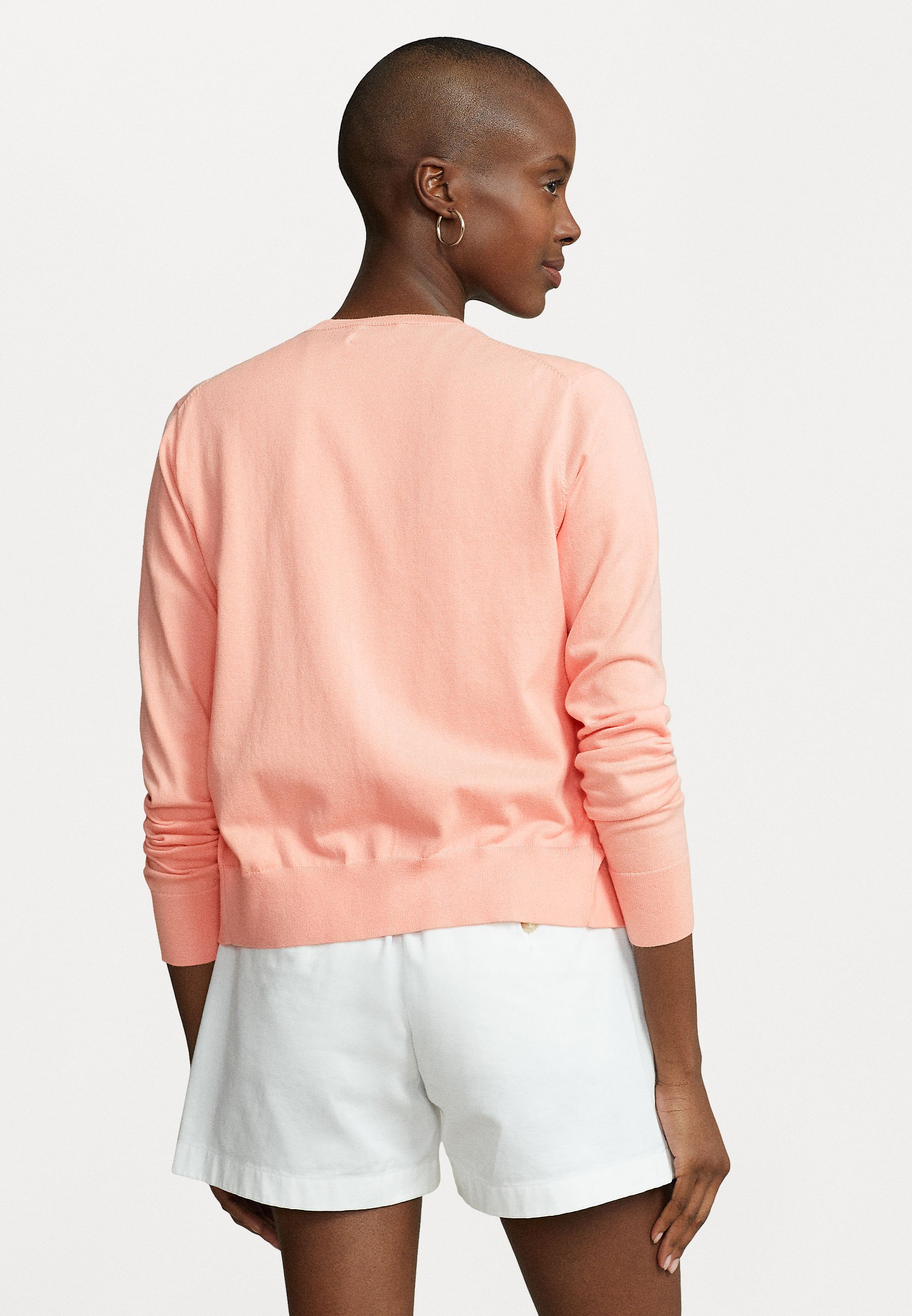 Polo Ralph Lauren CARDIGAN - Cardigan - deco coral/orange