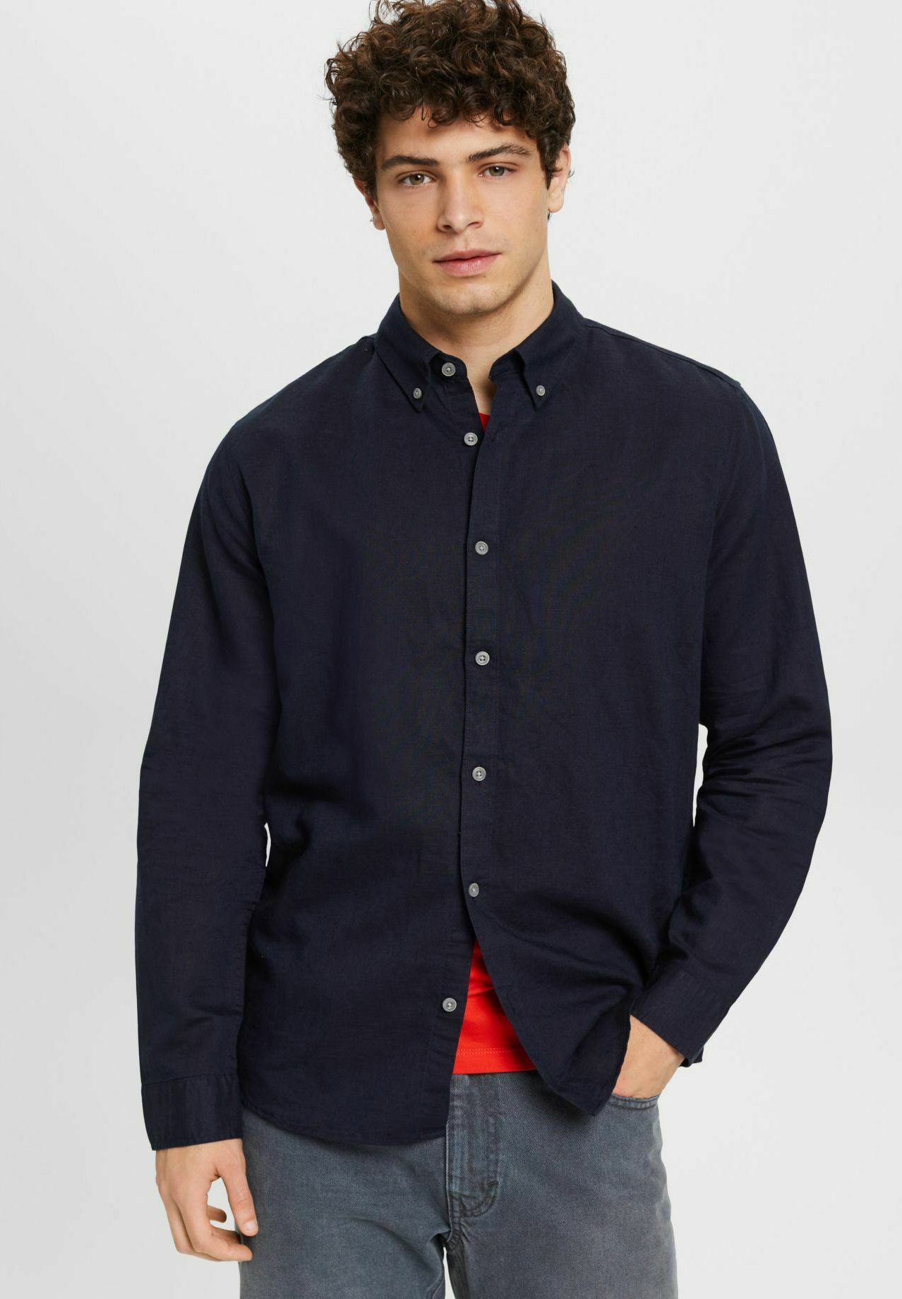Esprit REGULAR FIT - Shirt - navy/dark blue
