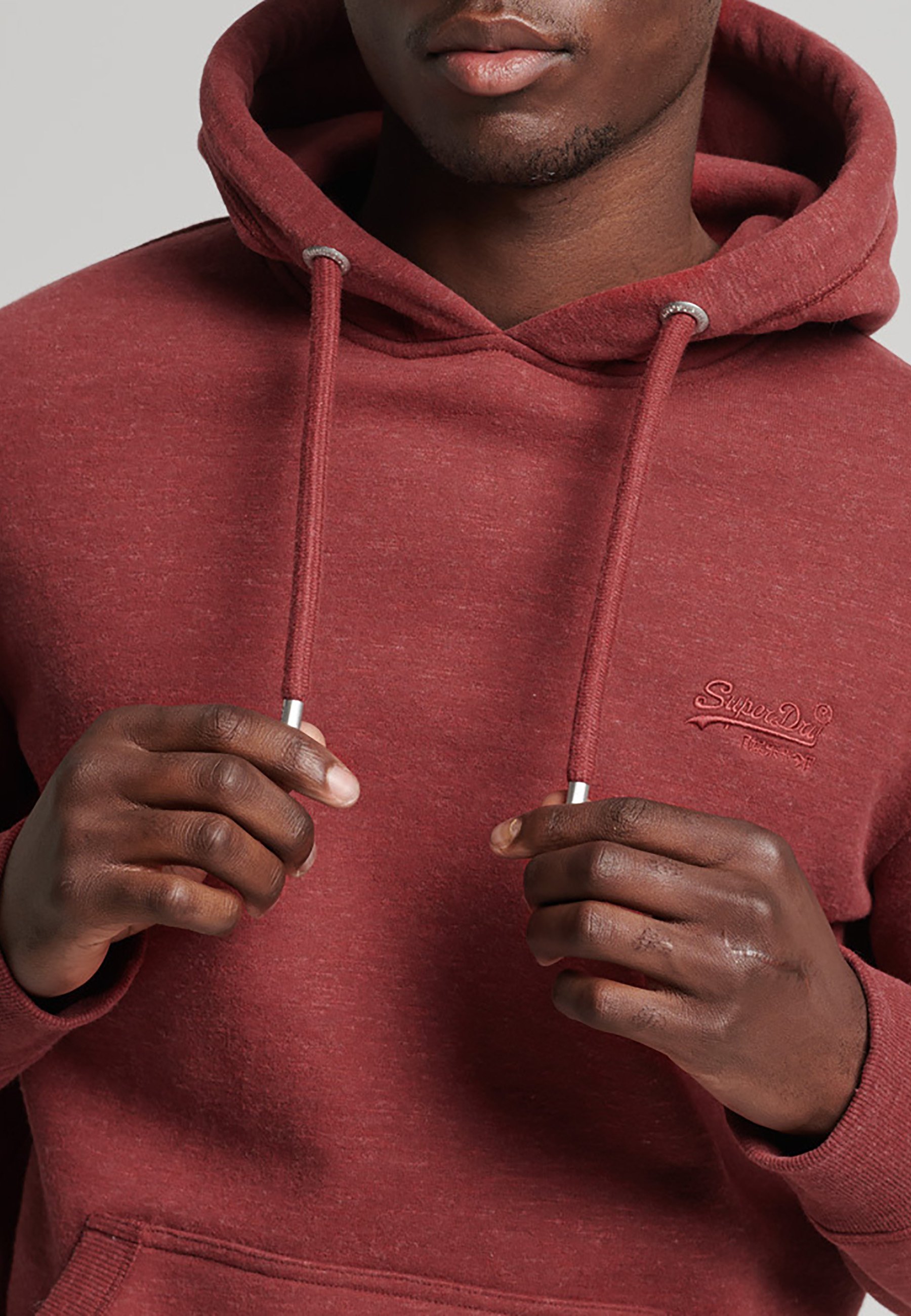 Superdry VINTAGE   - Hoodie - rhubarb marl/red