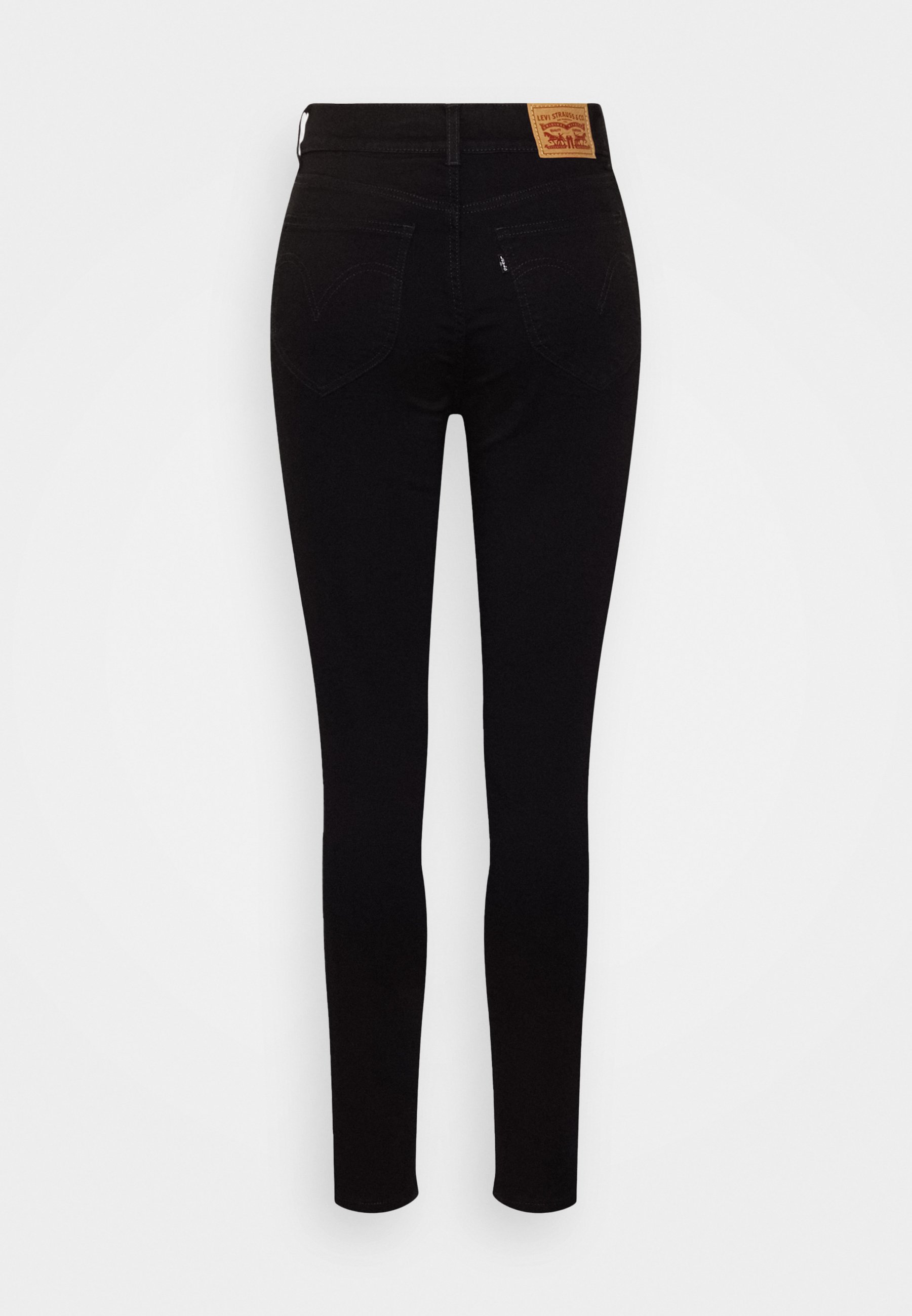 Levi's® RETRO HIGH SKINNY DOUBLE BUTTON - Jeans Skinny Fit - soft black/black denim