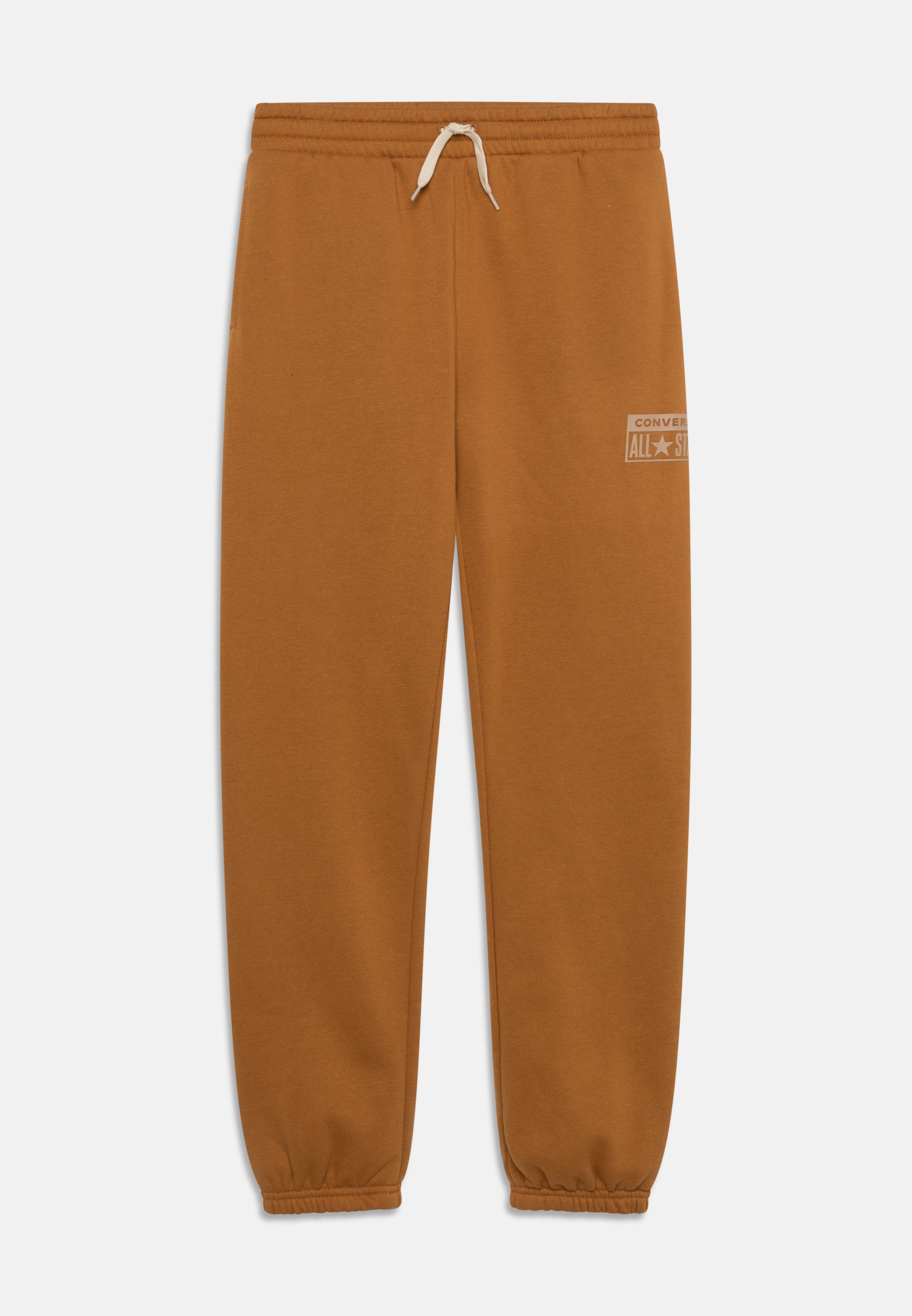 Converse UNISEX - Tracksuit bottoms - dark soba/mustard yellow