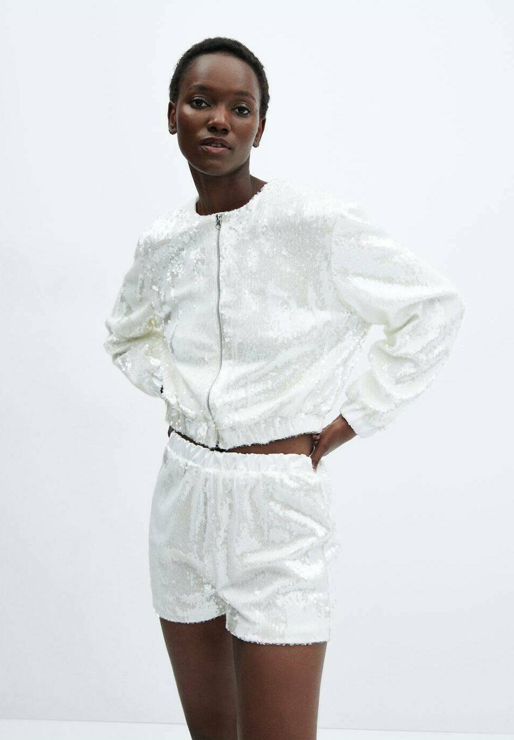 Mango XCAMILA - Summer jacket - blanc cassé/off-white