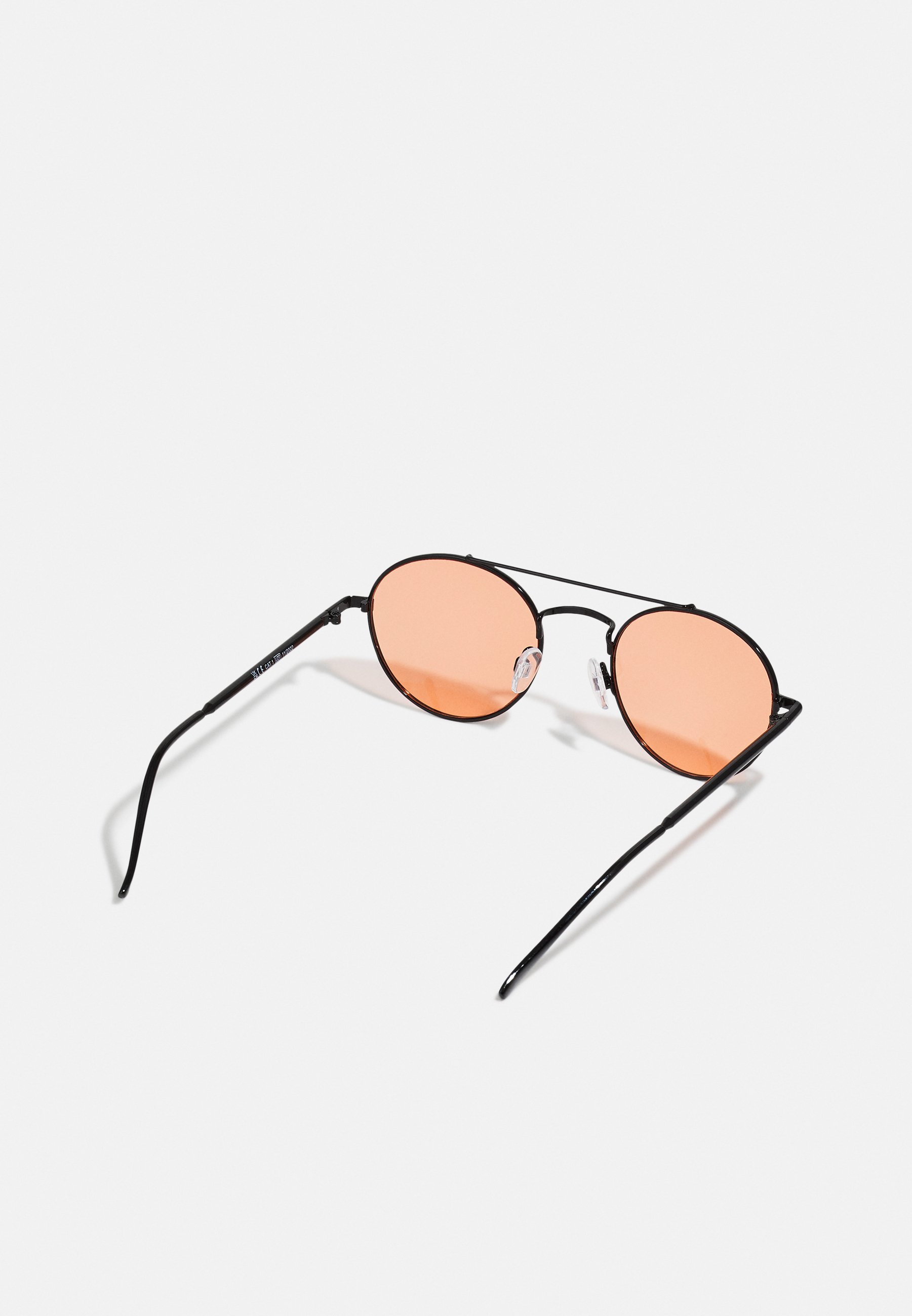 Jack &Jones JACJULIO ROUND SUNGLASSES UNISEX - Sunglasses - black/orange/black