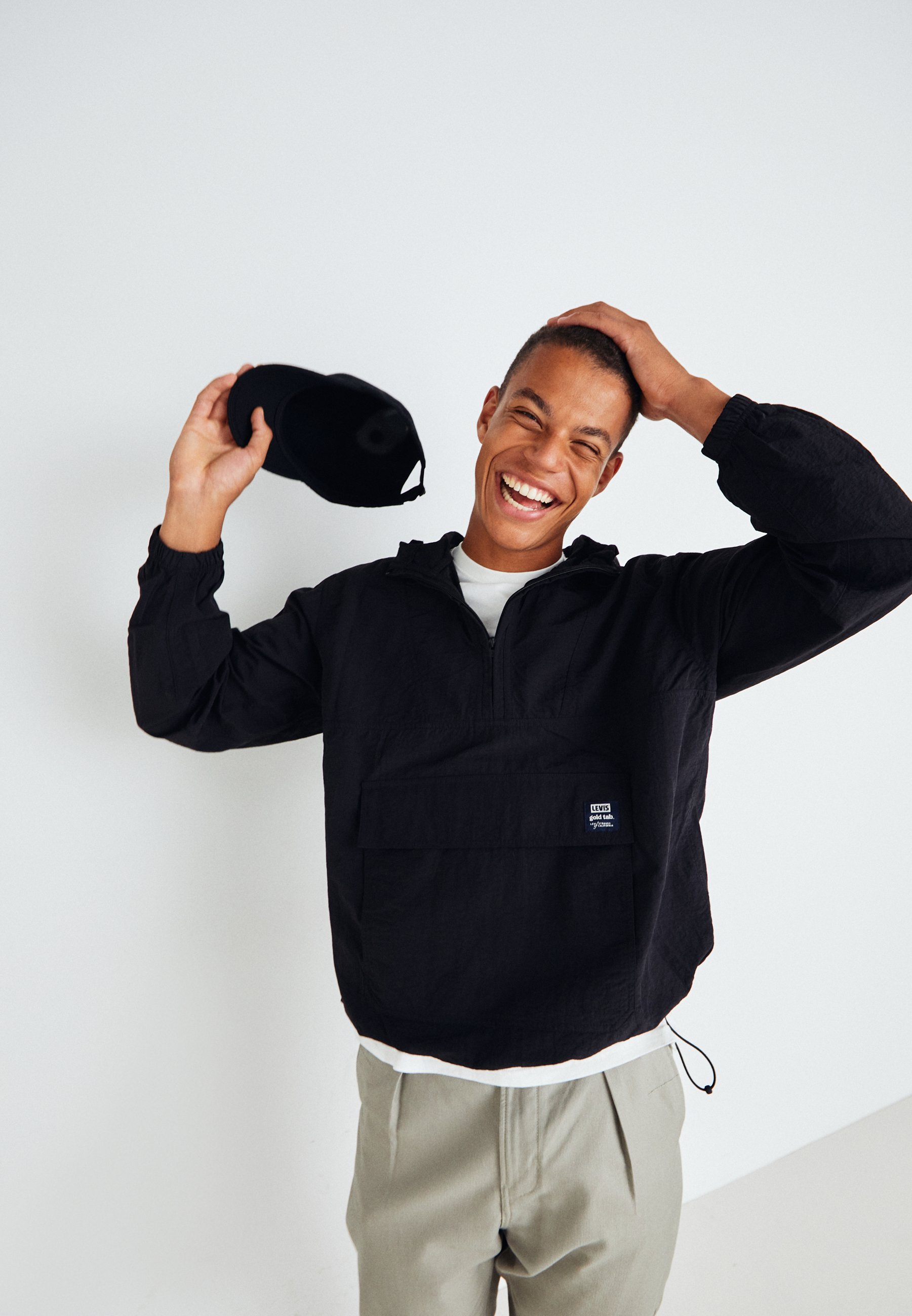 Levi's® BOLINAS ANORAK - Windbreaker - pirate black/black