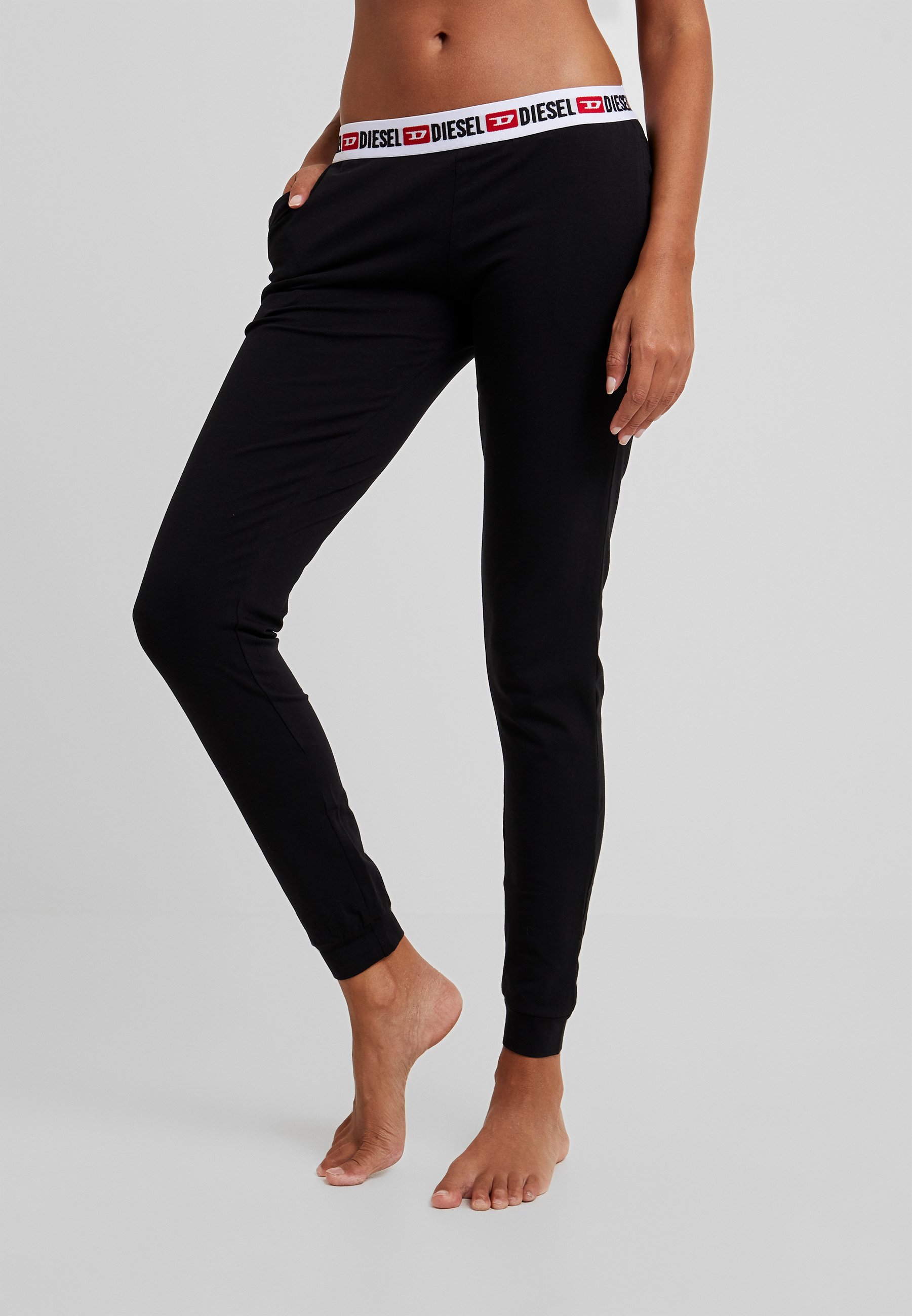 Diesel UFLB-BABYX TROUSERS - Pyjama bottoms - black
