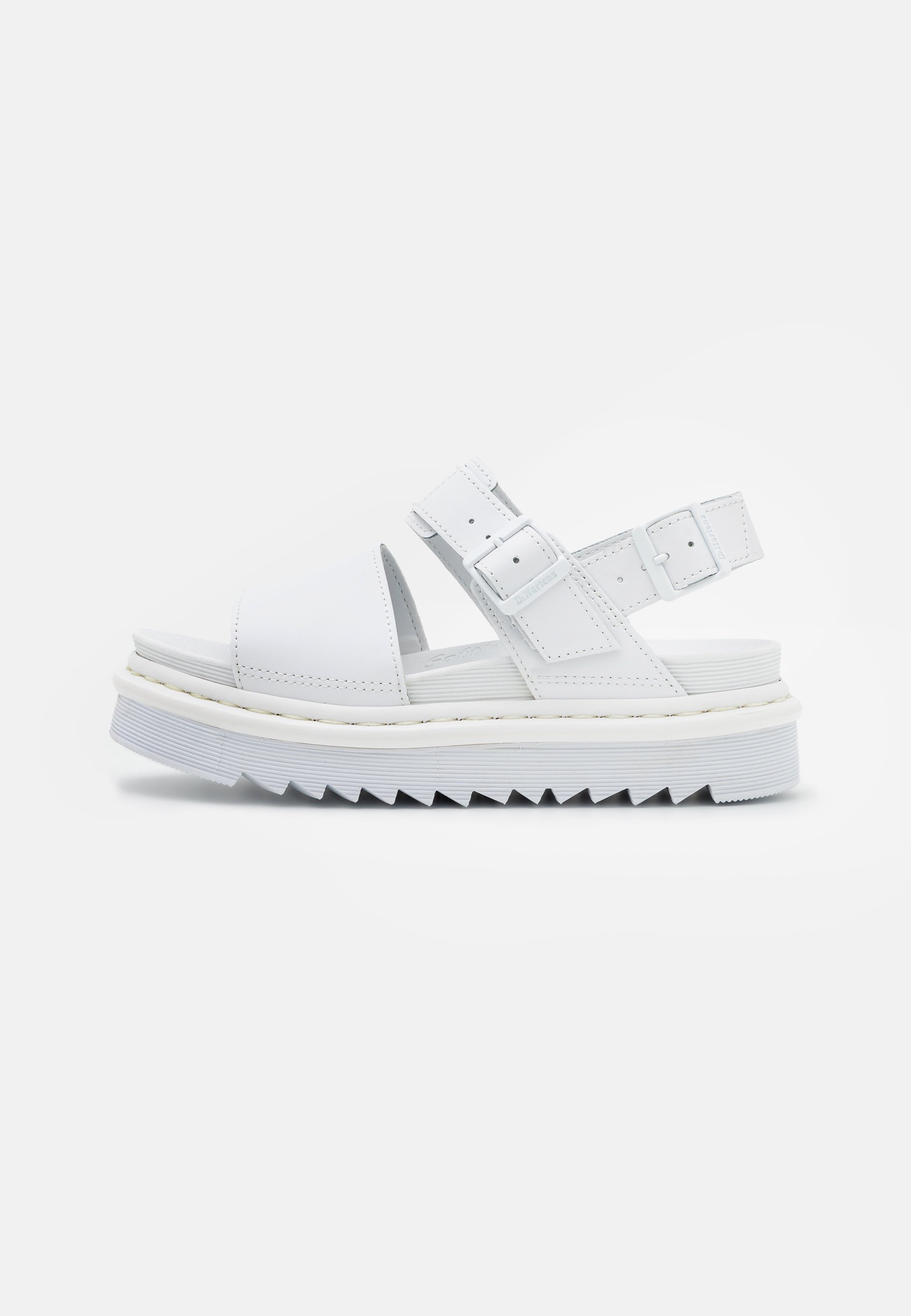 Dr. Martens VOSS MONO - Platform sandals - white hydro/white