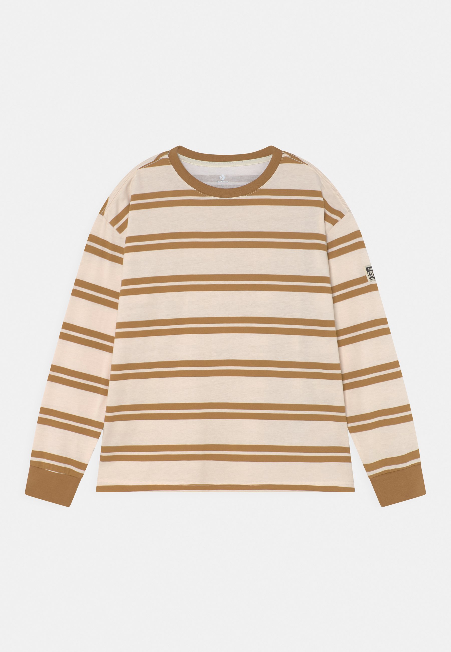 Converse HELIER STRIPE UNISEX - Long sleeved top - natural ivory/off-white